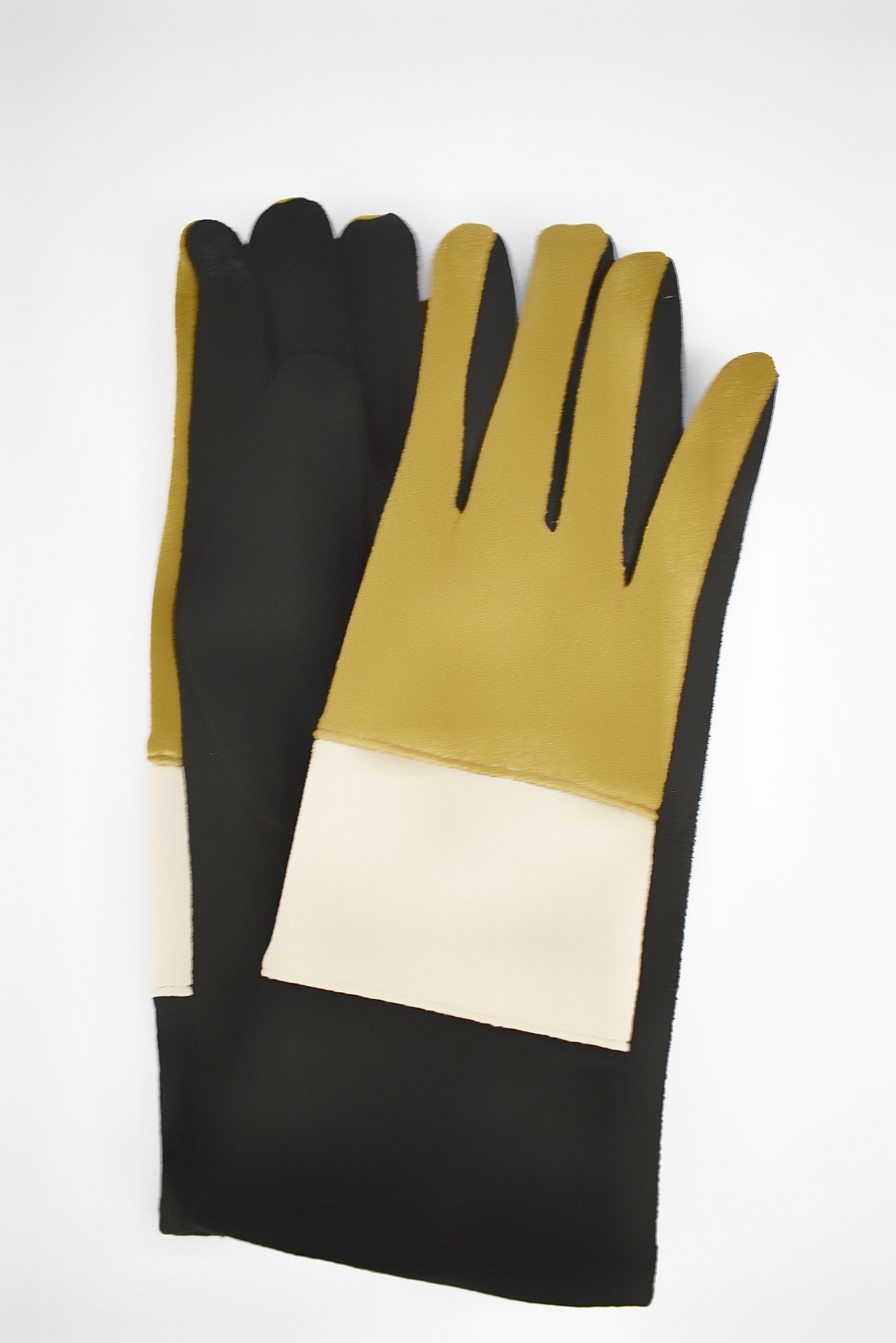 Guanti effetto camoscio color