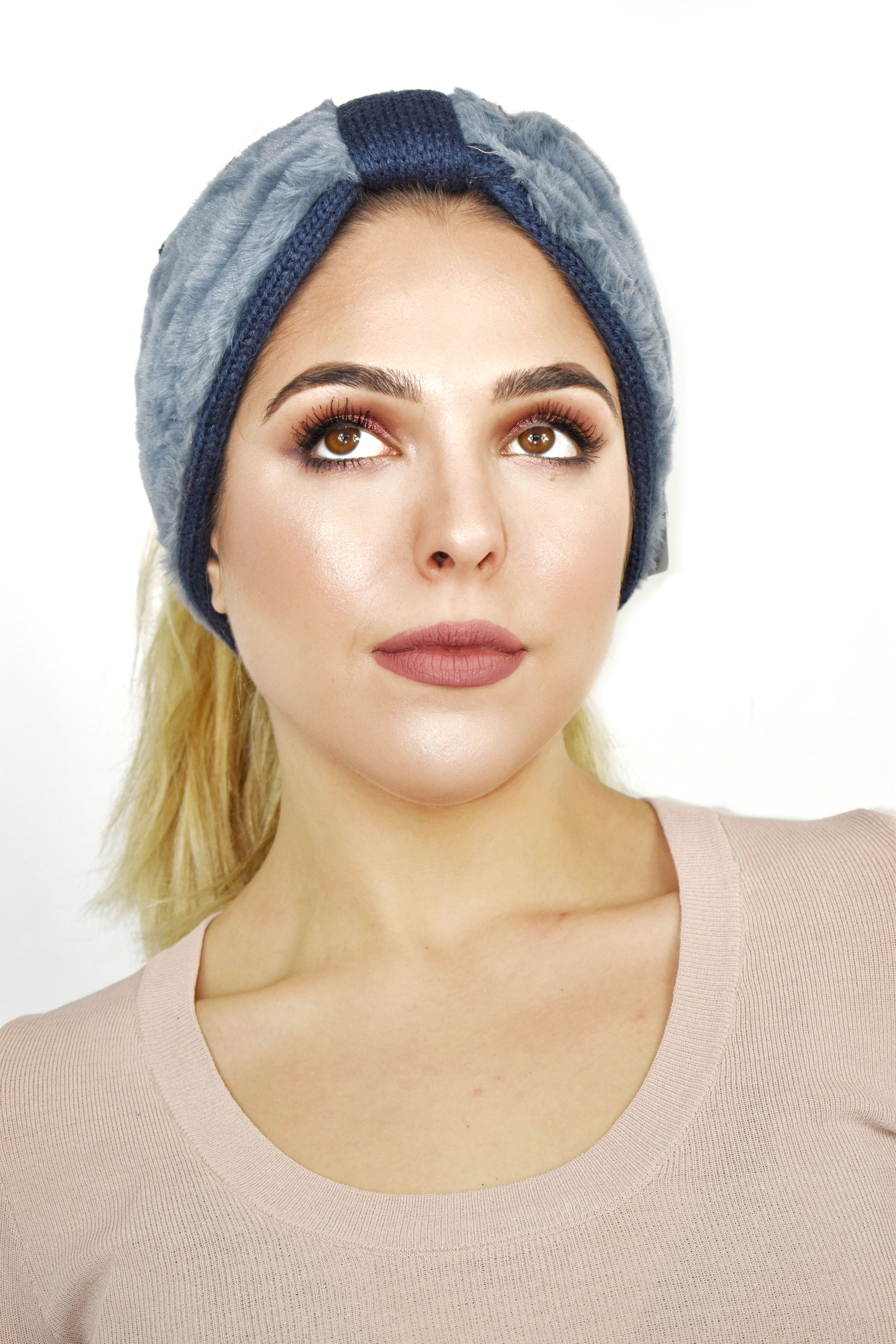 Fascia capelli con pellicciotto