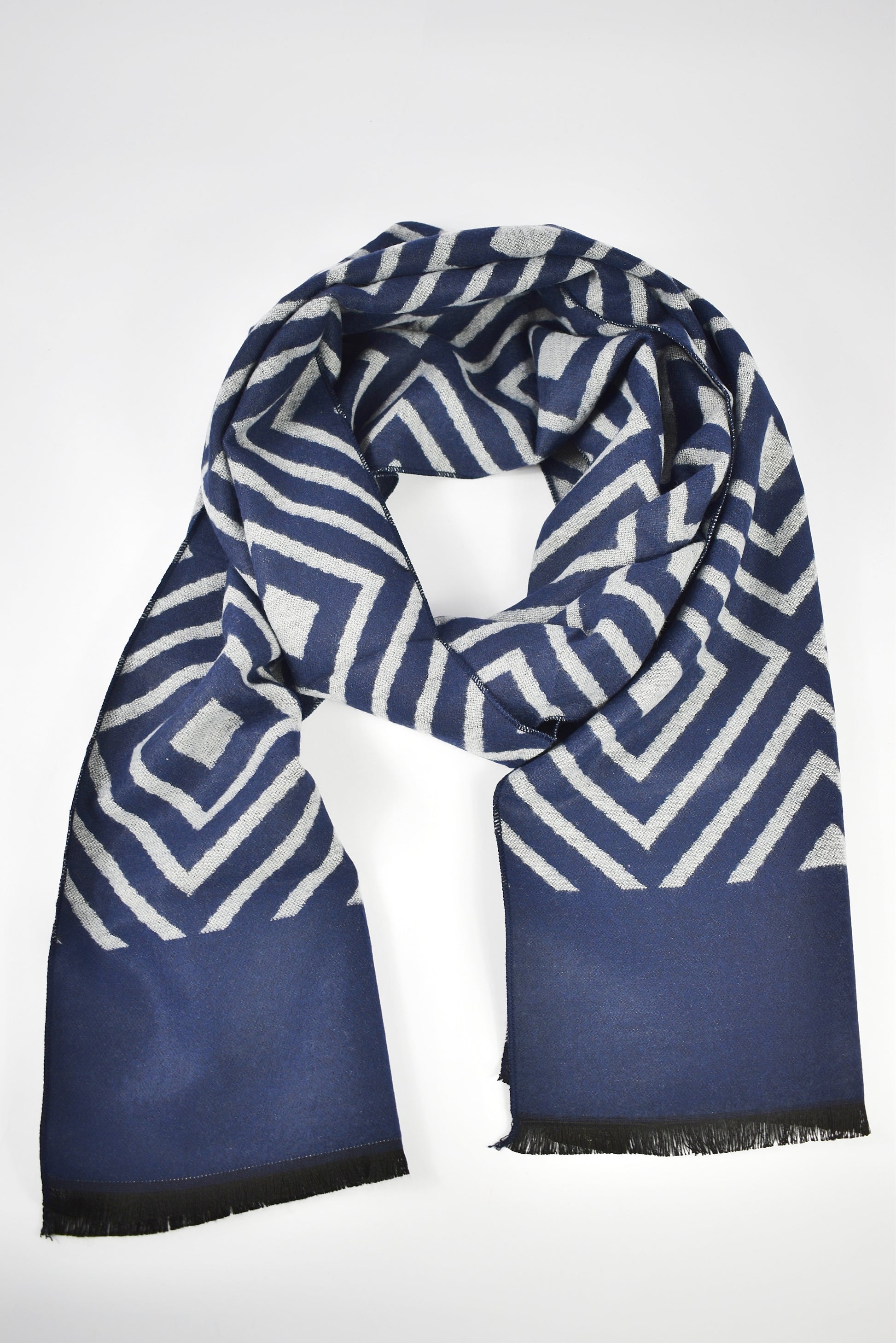 Sciarpa da uomo romboni