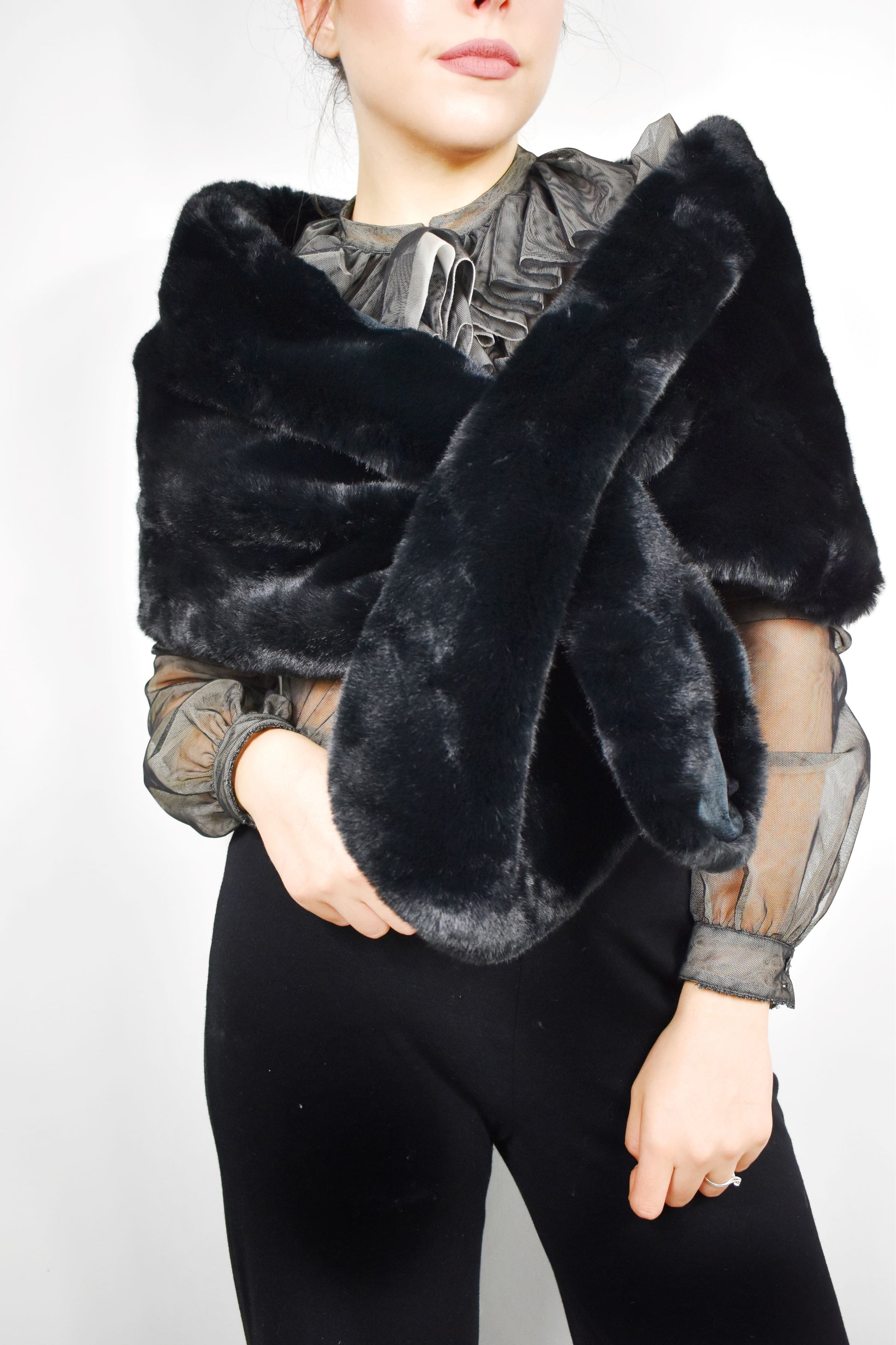 Stola in pelliccia Eco