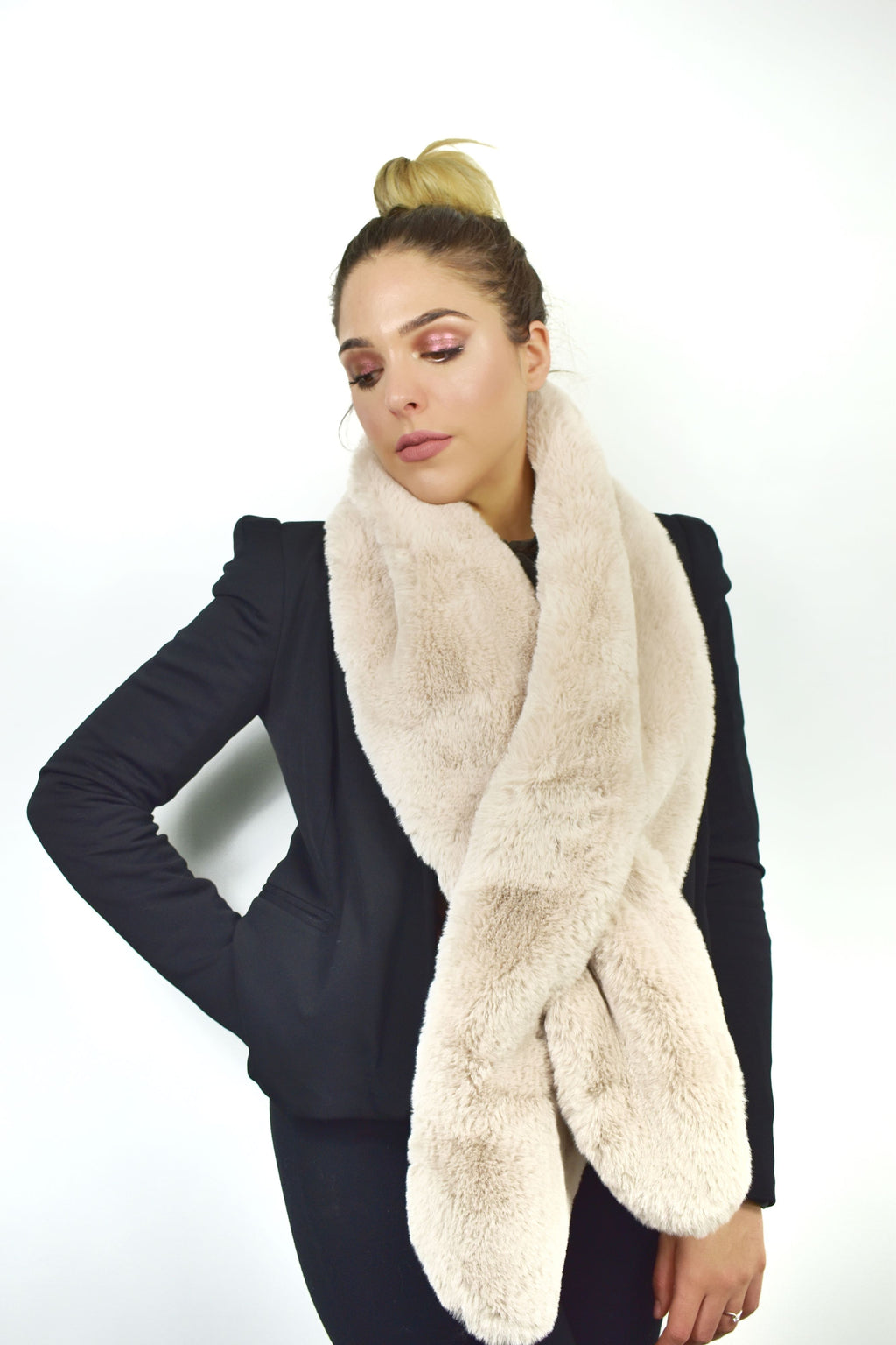 Sciarpa in pelliccia eco