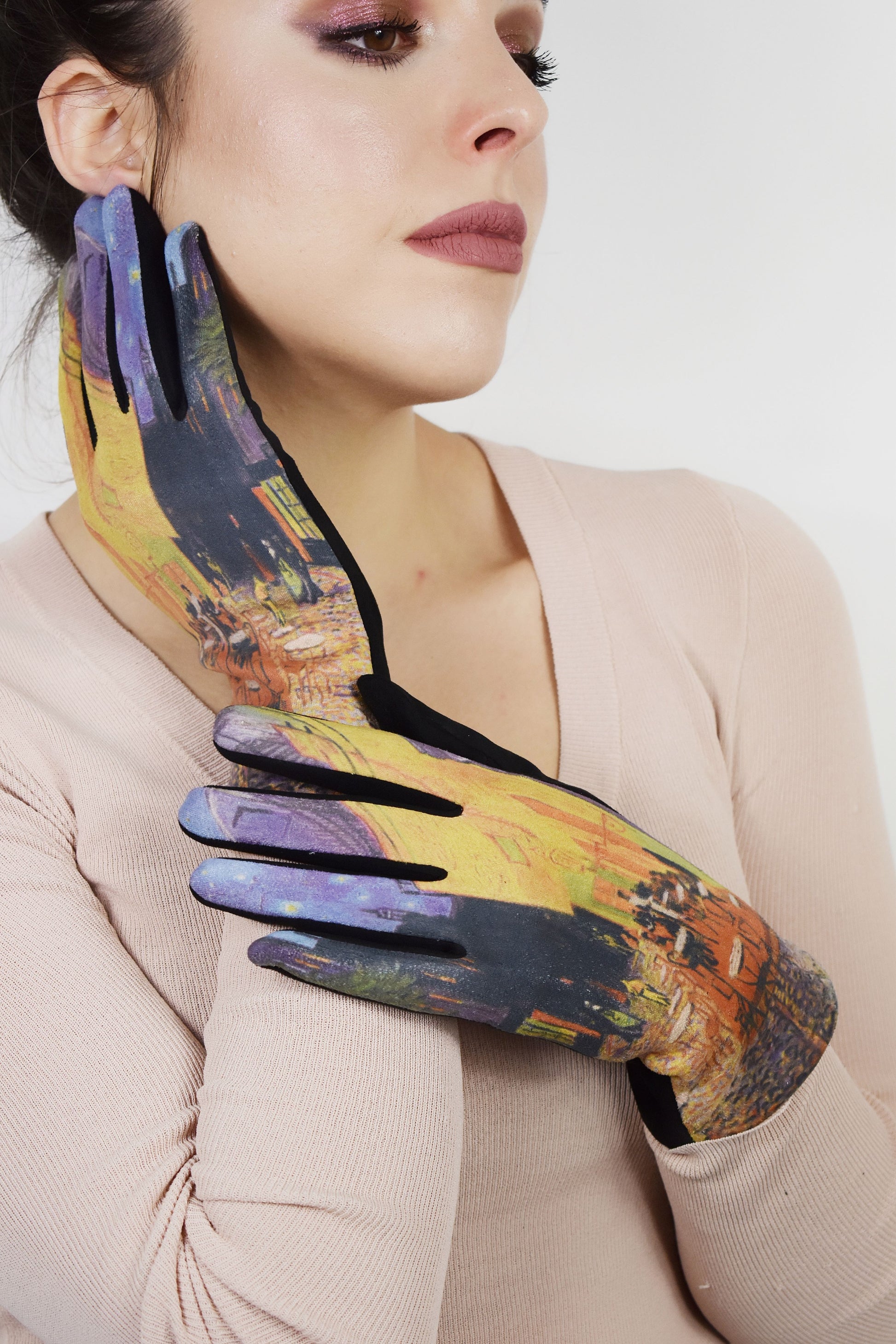 Guanti Terrazza del caffè la sera V. Van Gogh