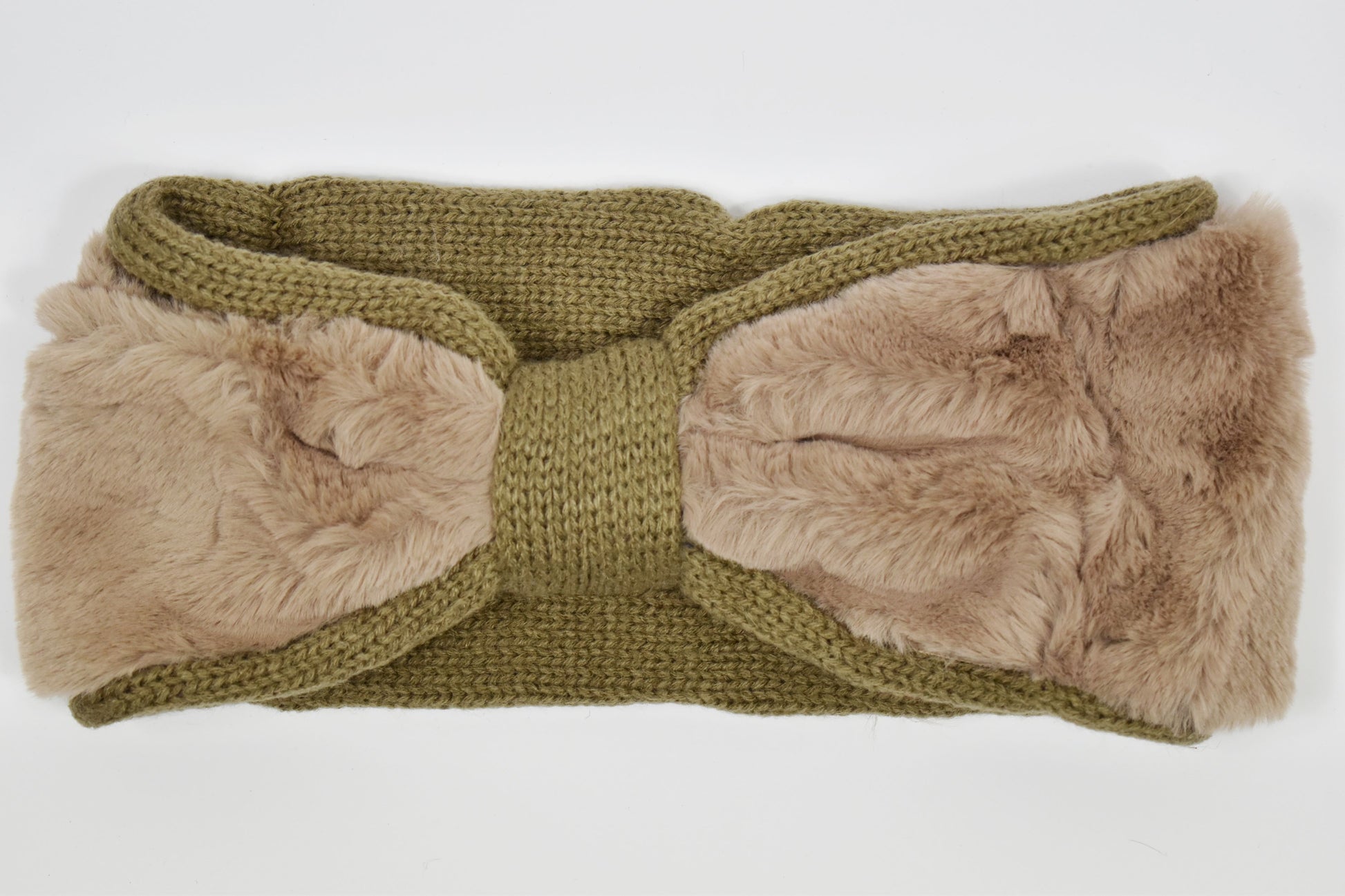 Fascia capelli con pellicciotto