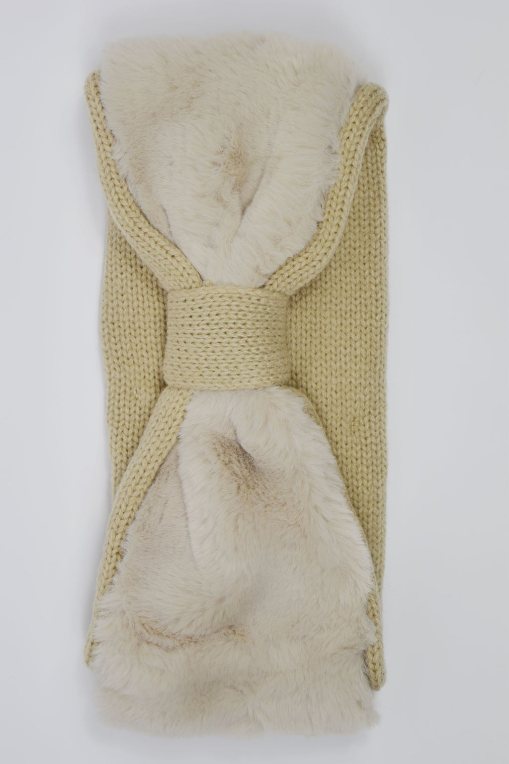 Fascia capelli con pellicciotto