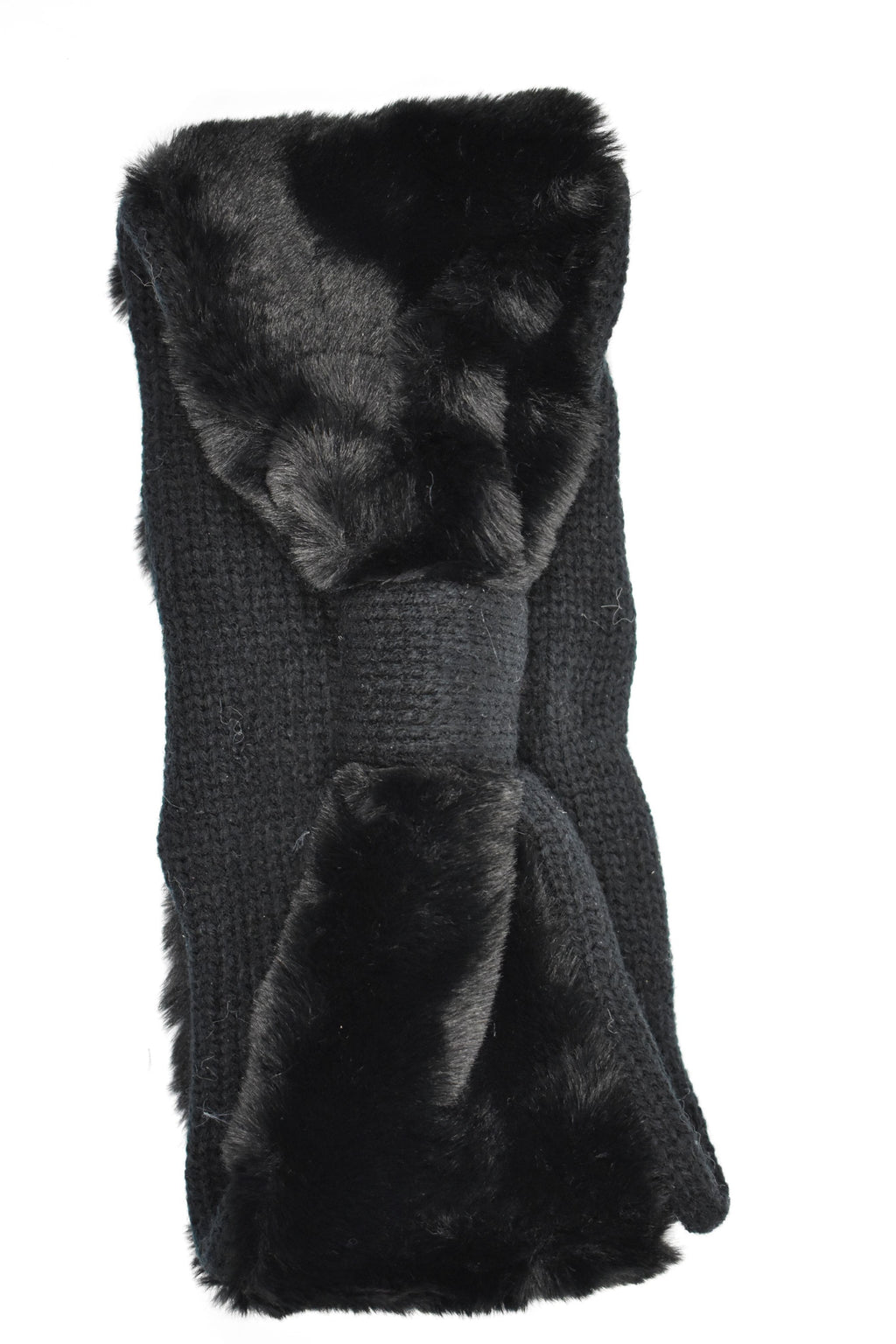 Fascia capelli con pellicciotto