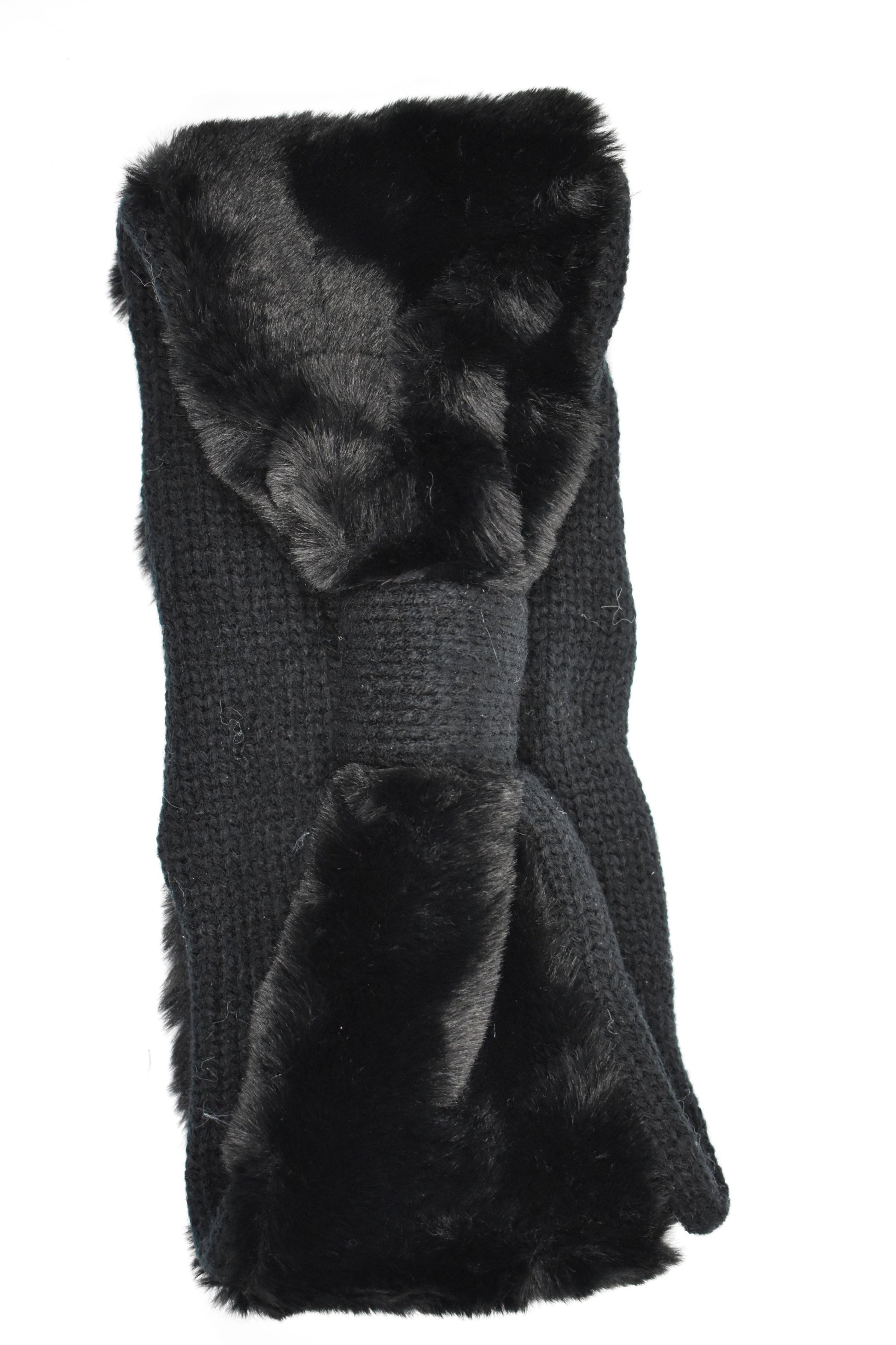 Fascia capelli con pellicciotto