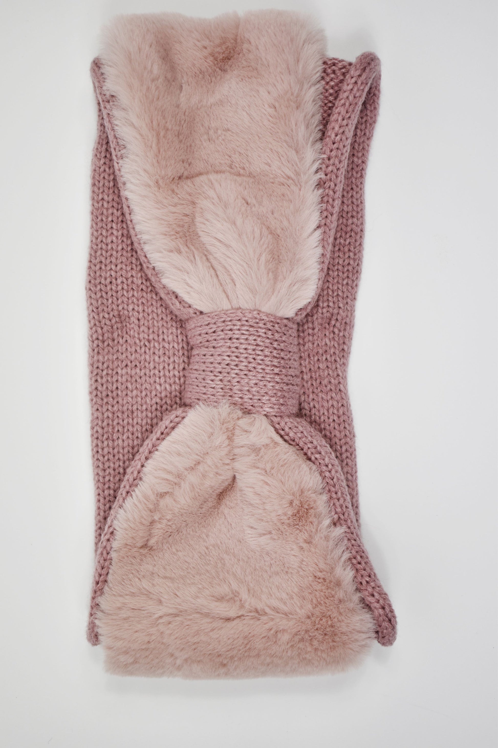 Fascia capelli con pellicciotto