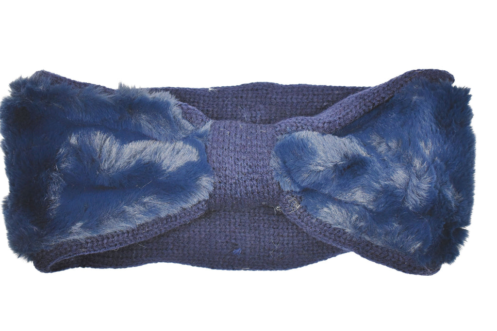 Fascia capelli con pellicciotto