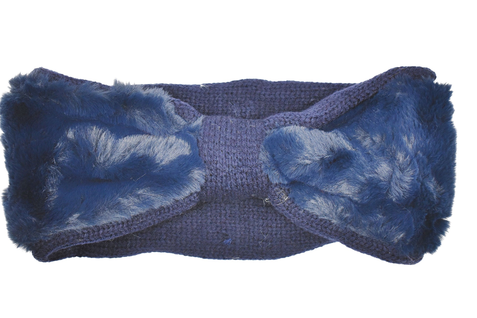 Fascia capelli con pellicciotto