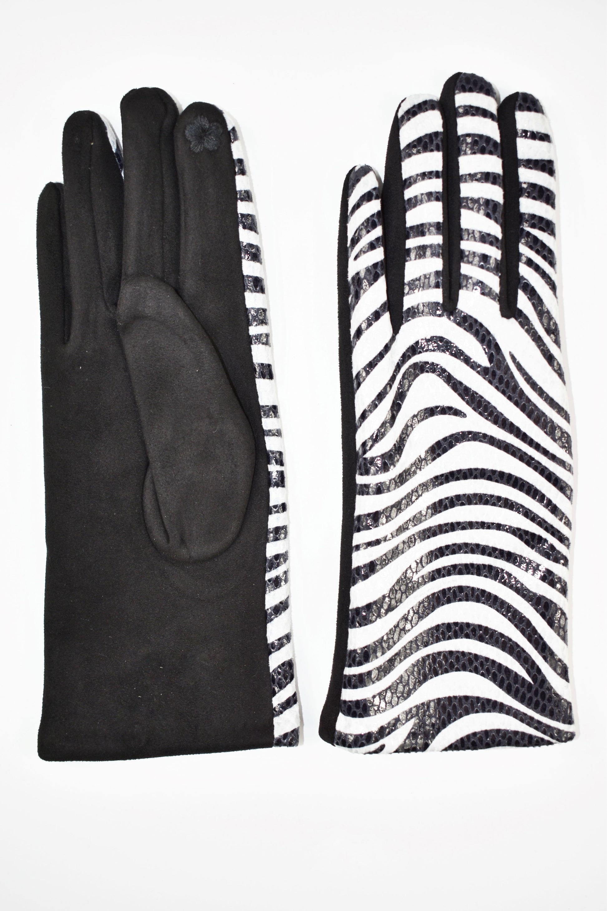 Guanti pitonati colorati