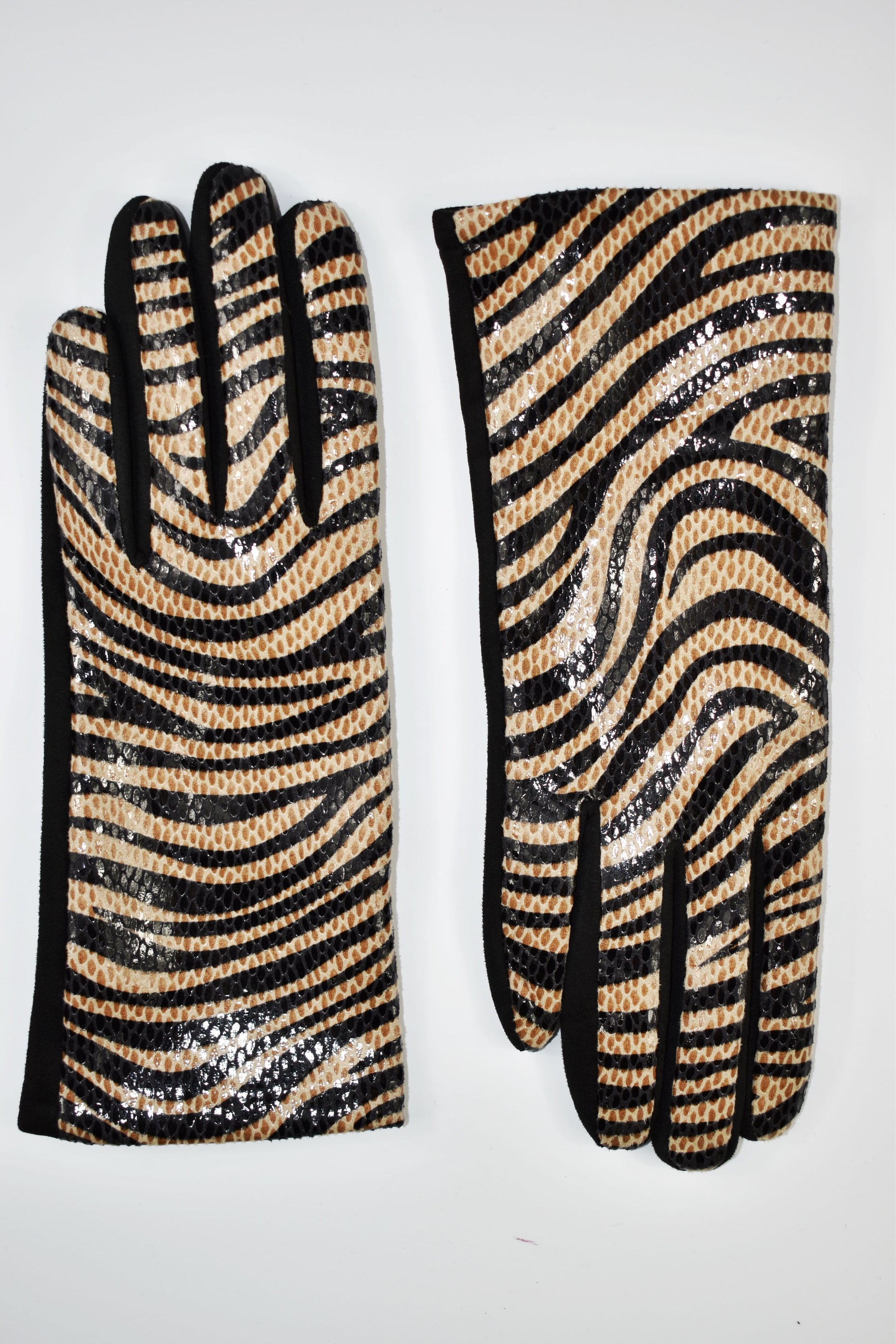 Guanti pitonati colorati