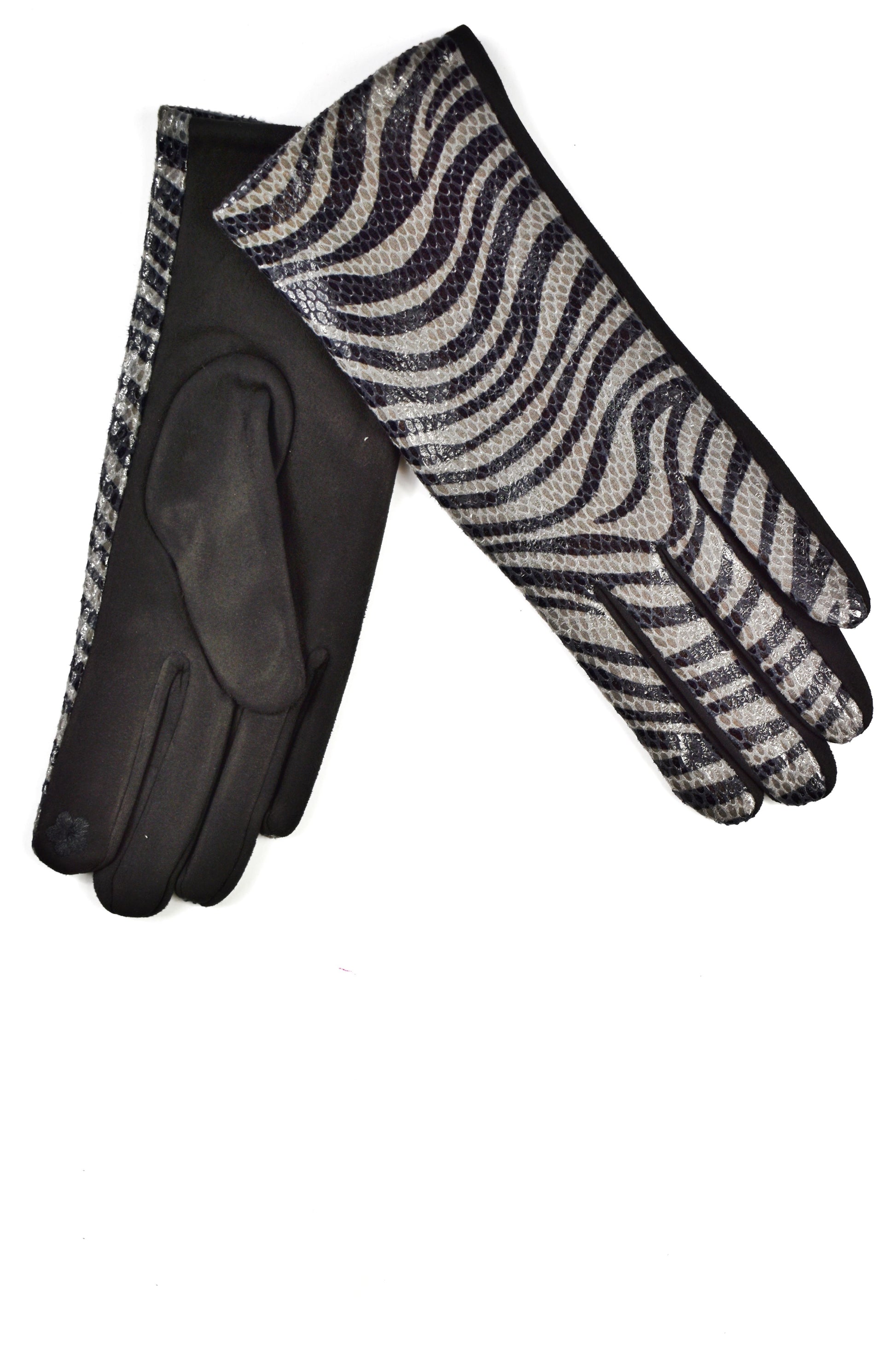 Guanti pitonati colorati