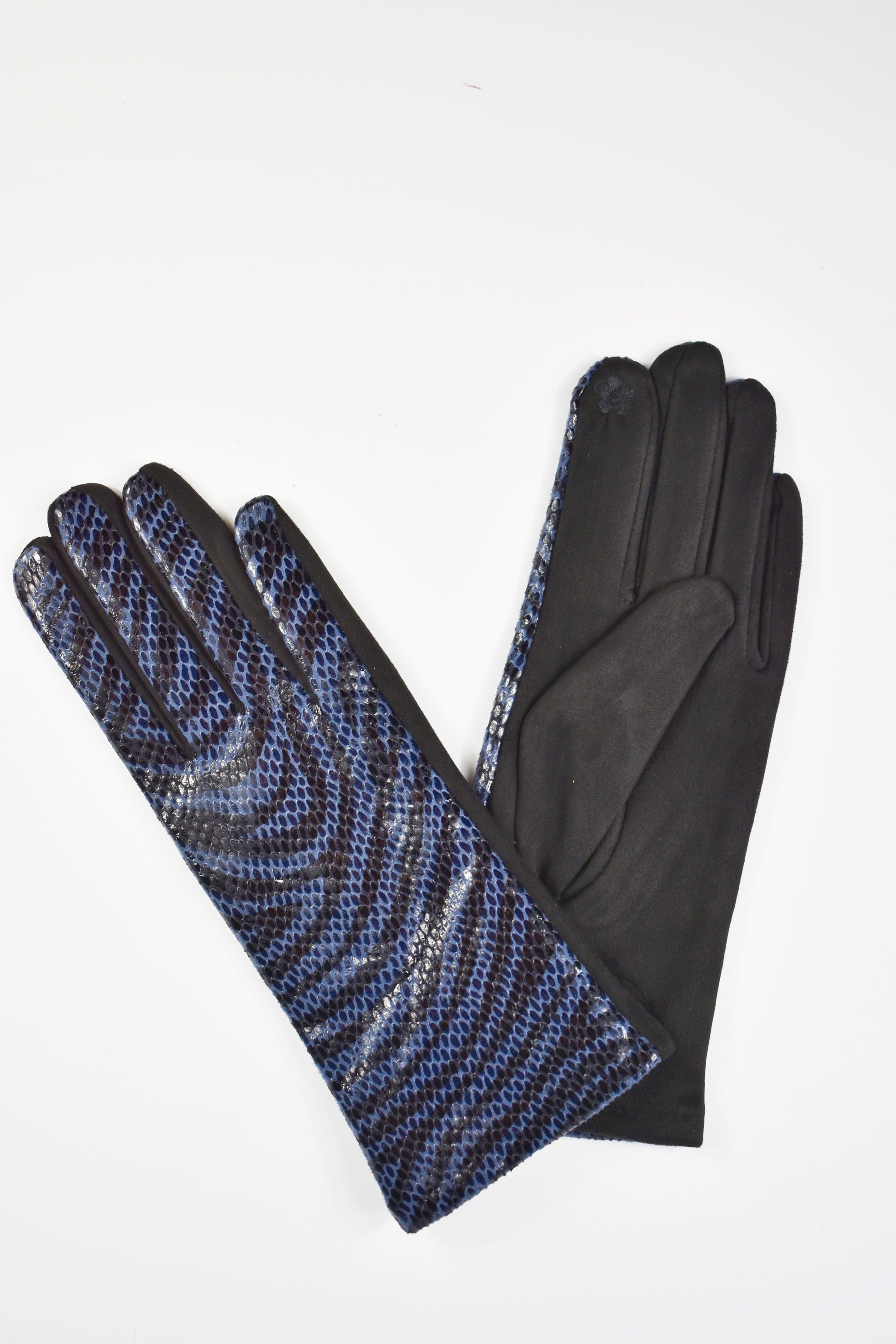 Guanti pitonati colorati