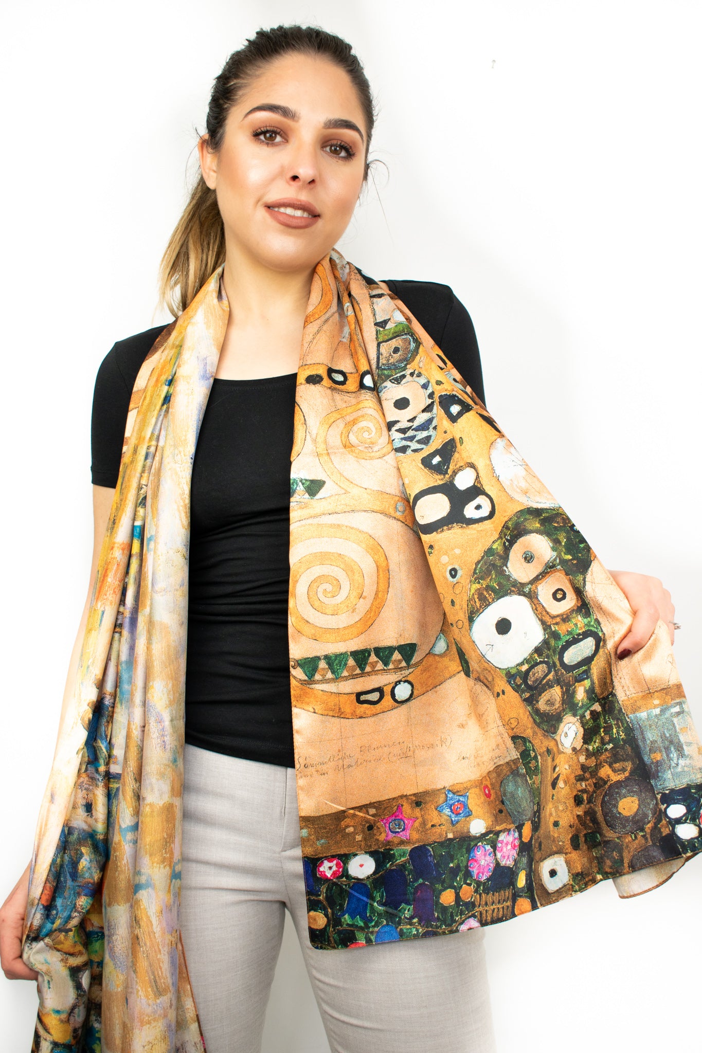 Foulard in seta "albero della vita"