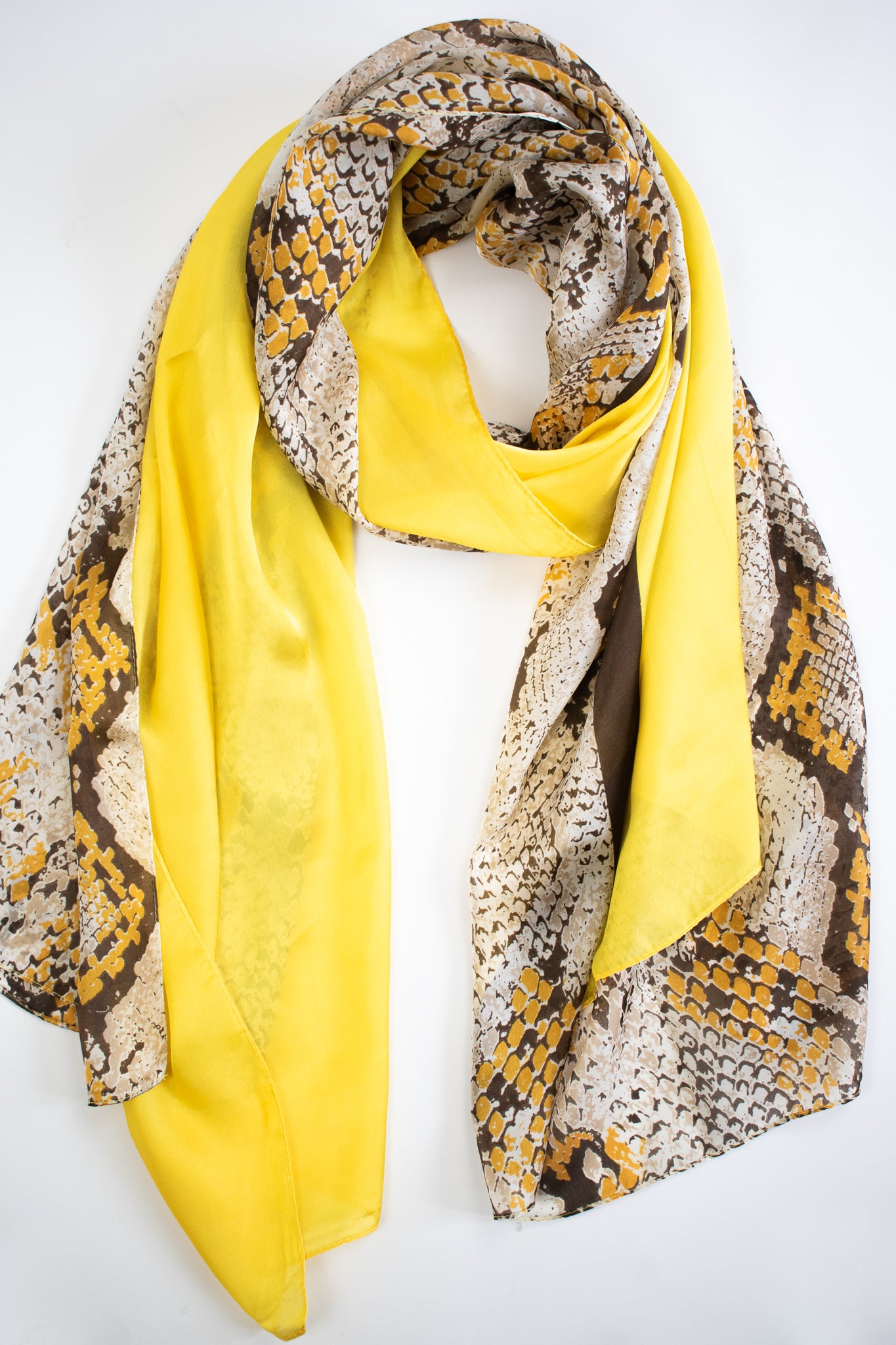 Foulard stampa pitonato