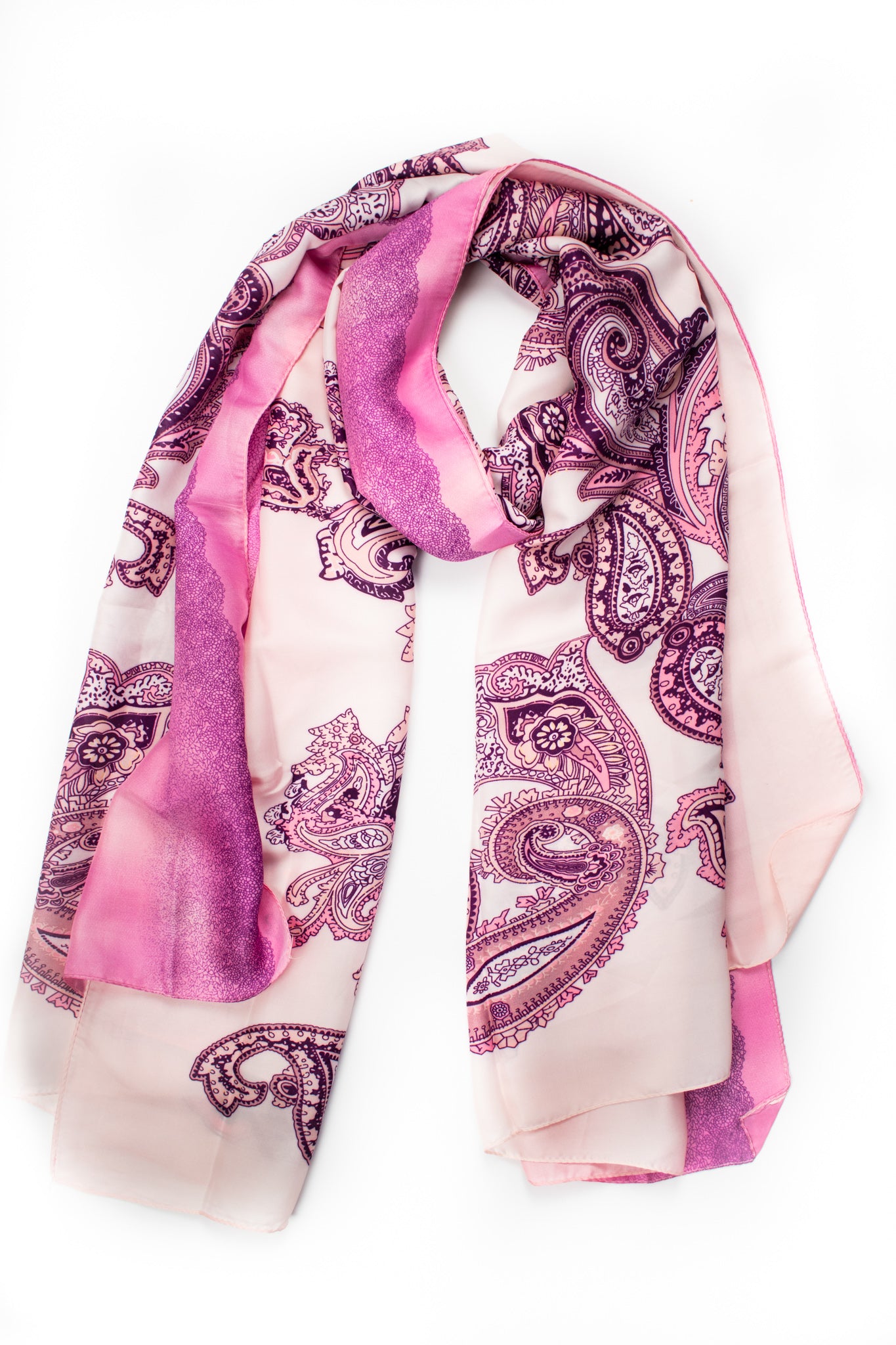 Foulard Paisley sfumato