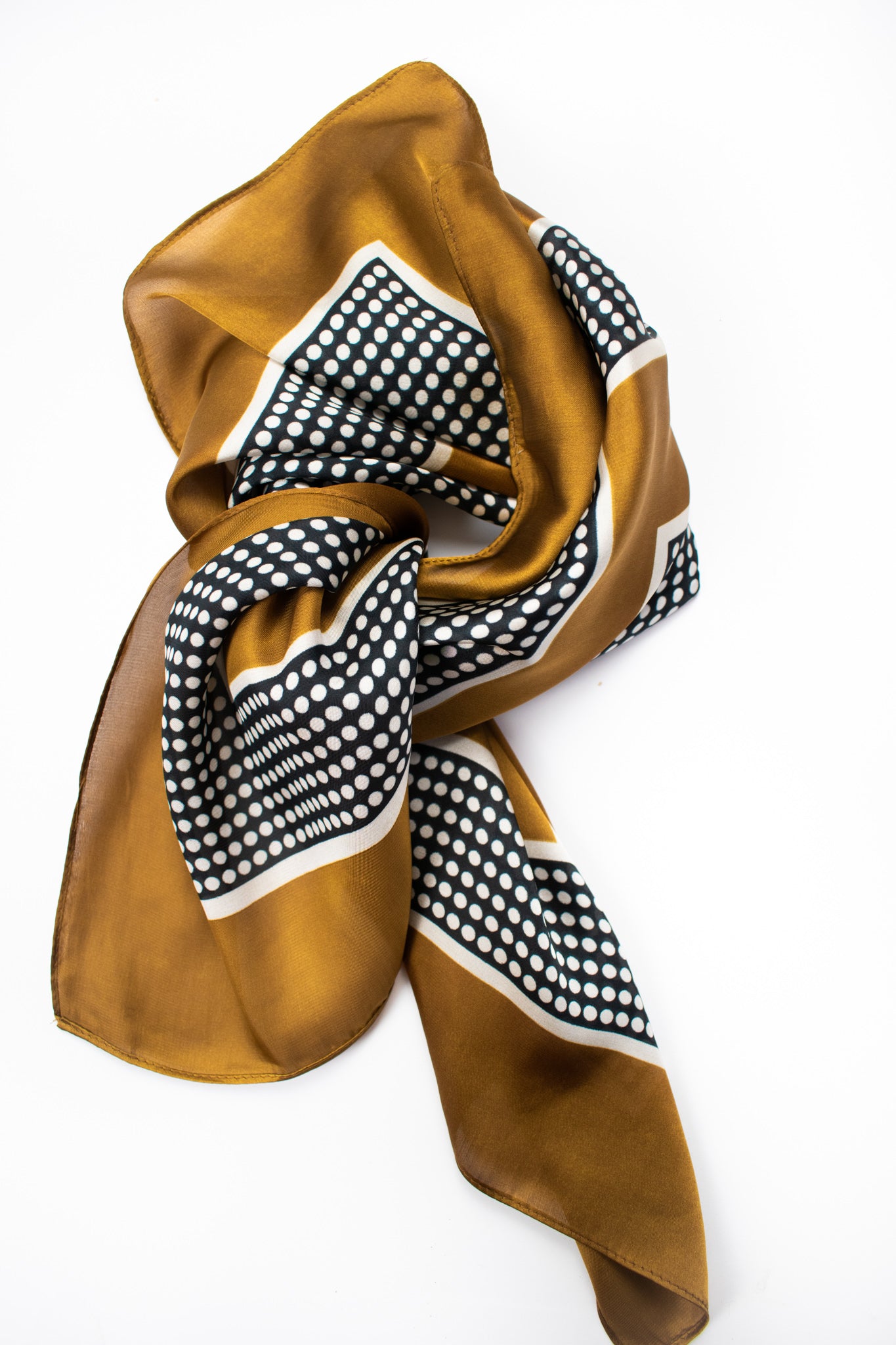 Foulard quadrato a pois