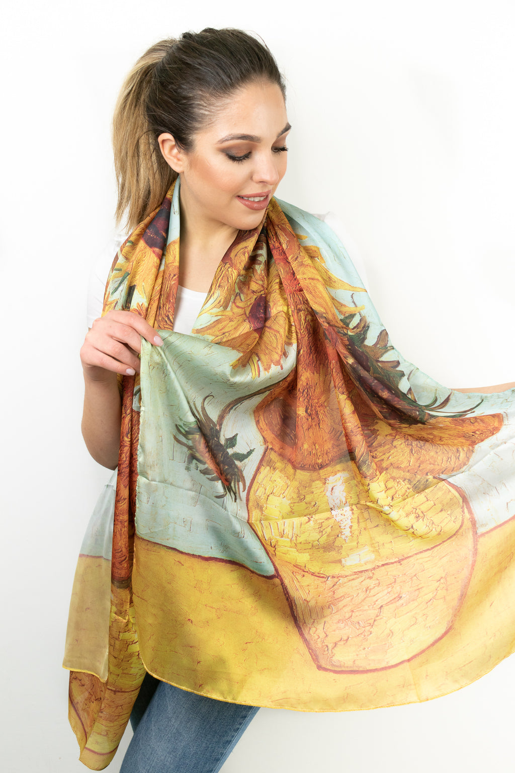 Foulard in seta Girasoli Van Gogh