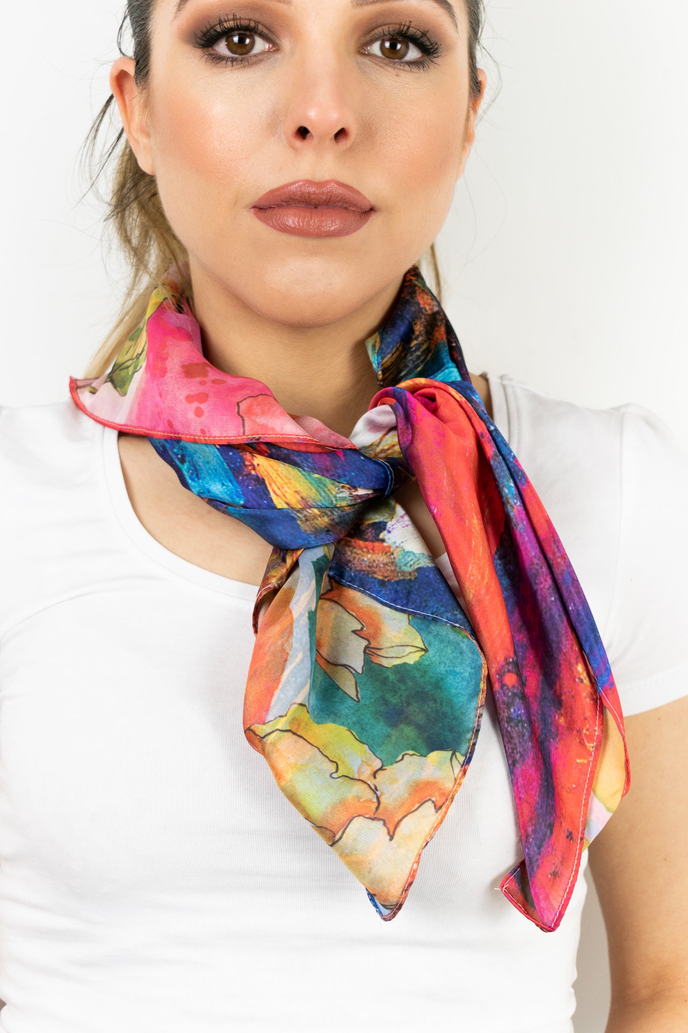 Foulard quadrato Ninfee