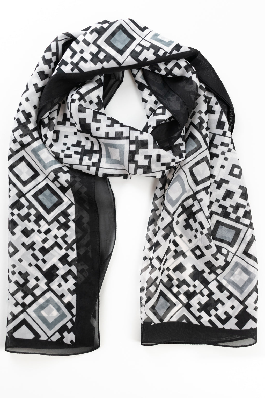 Foulard stampa geometrica