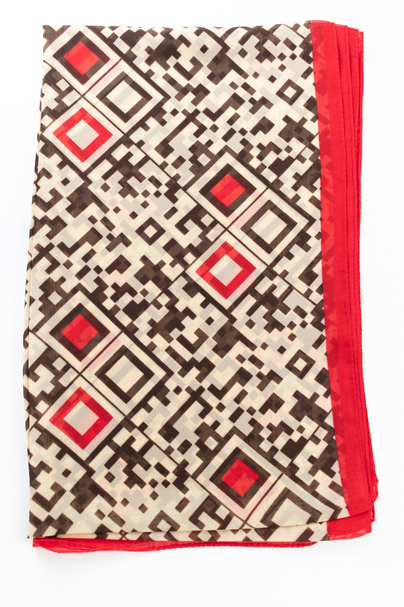 Foulard stampa geometrica