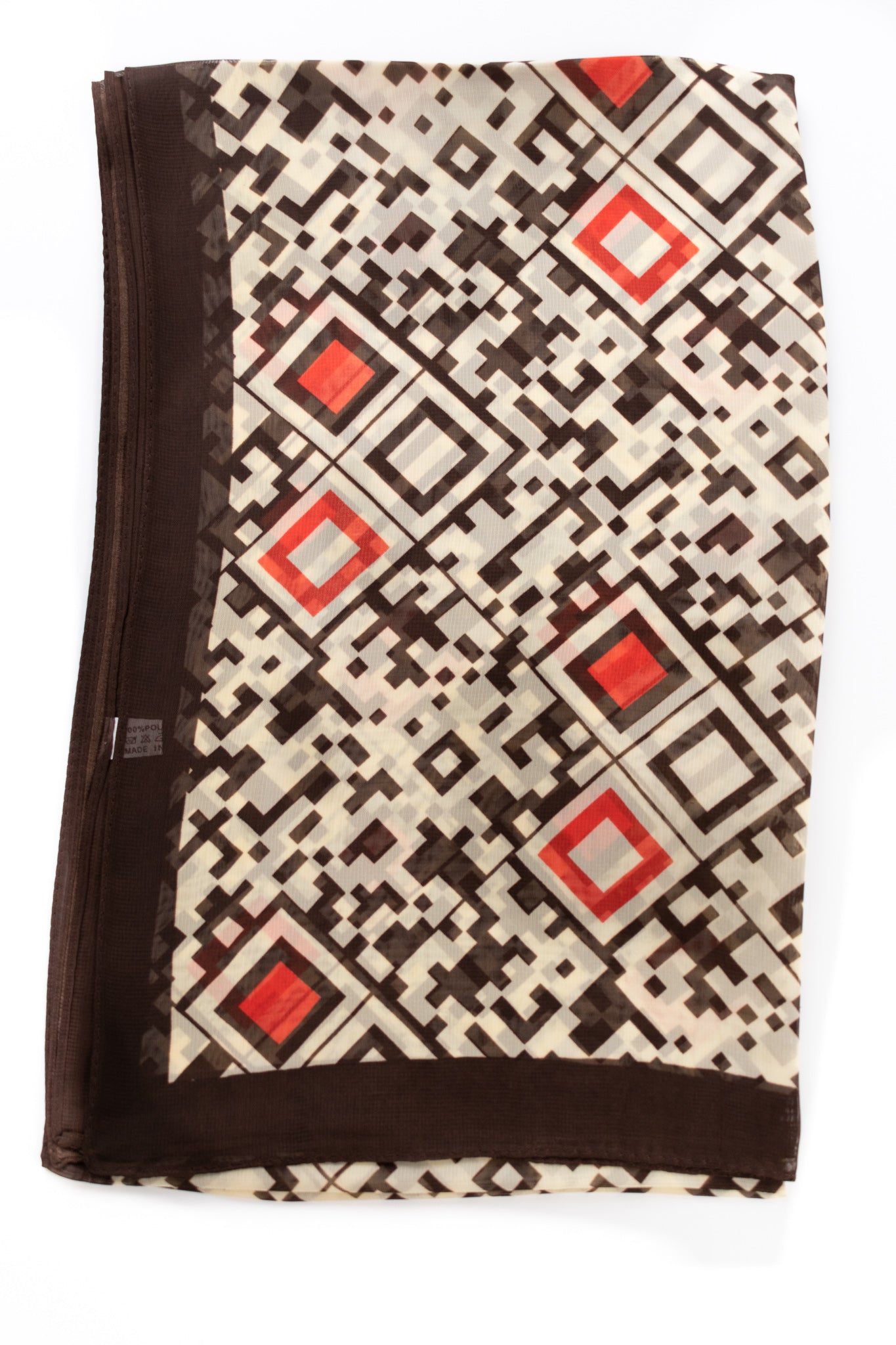 Foulard stampa geometrica