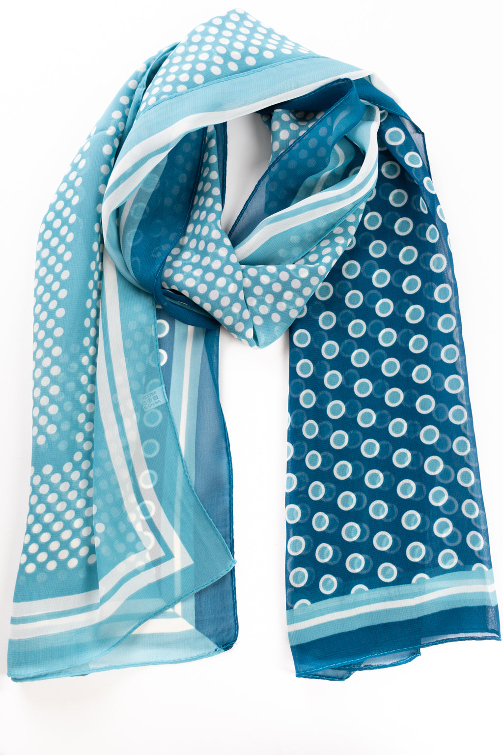 Foulard doppio pois