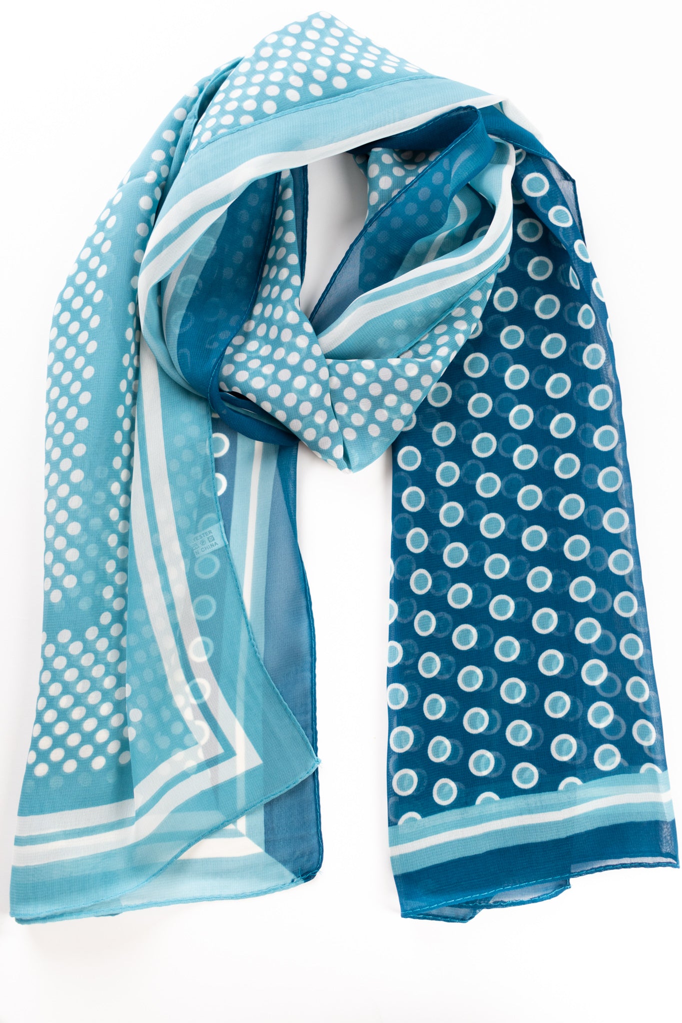 Foulard doppio pois