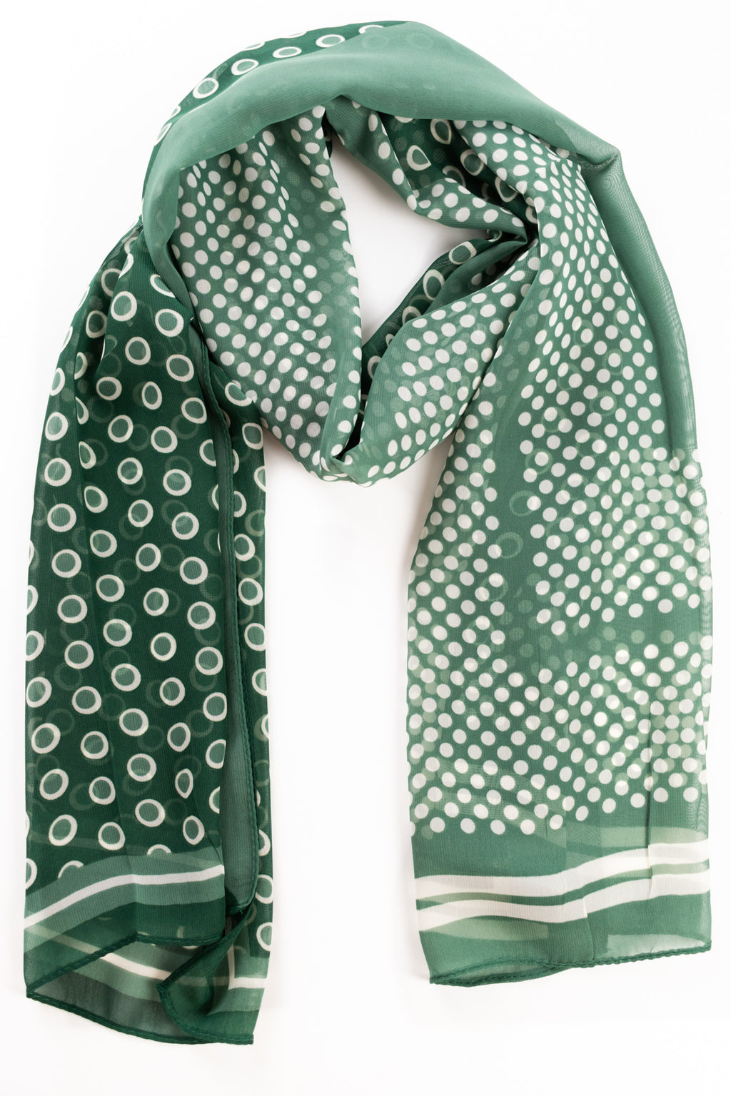 Foulard doppio pois