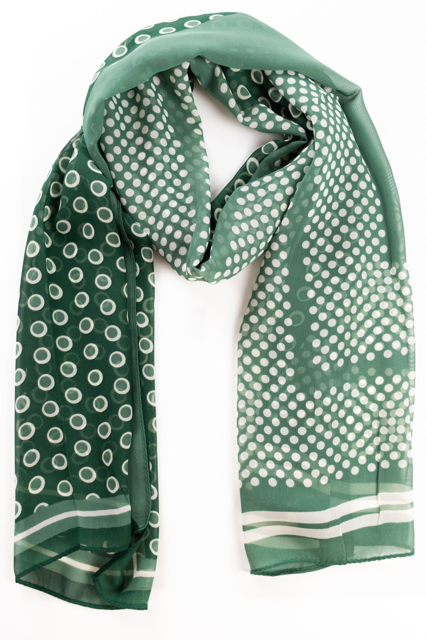 Foulard doppio pois