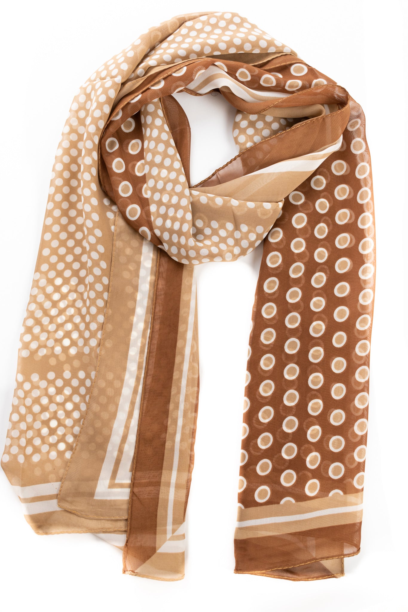 Foulard doppio pois