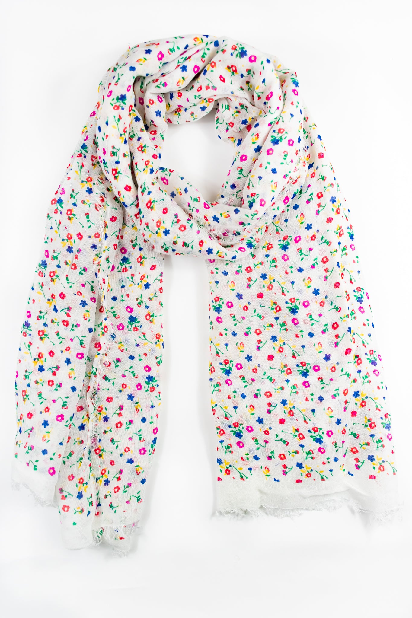 Foulard in bamboo fiorellini