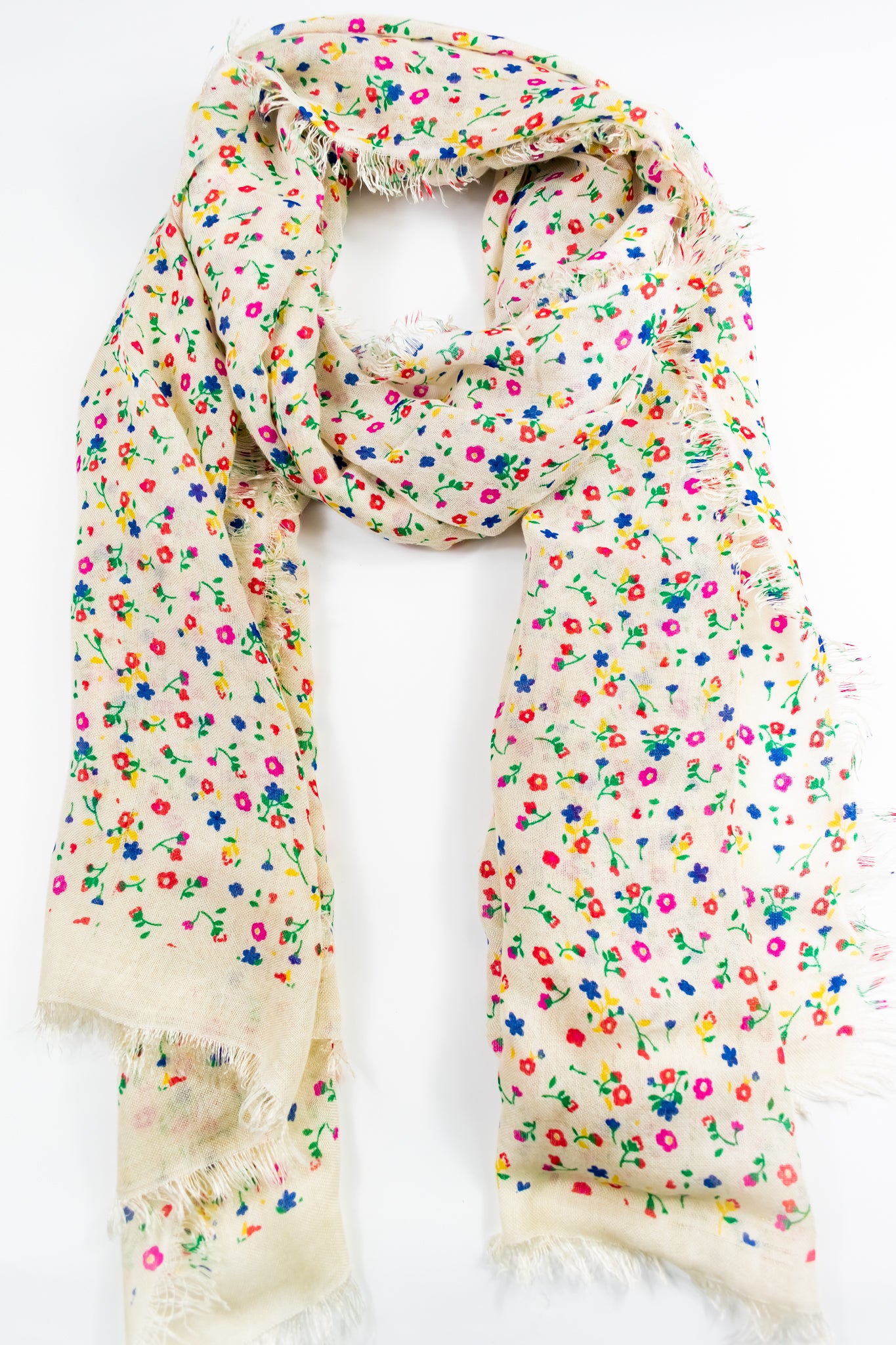 Foulard in bamboo fiorellini