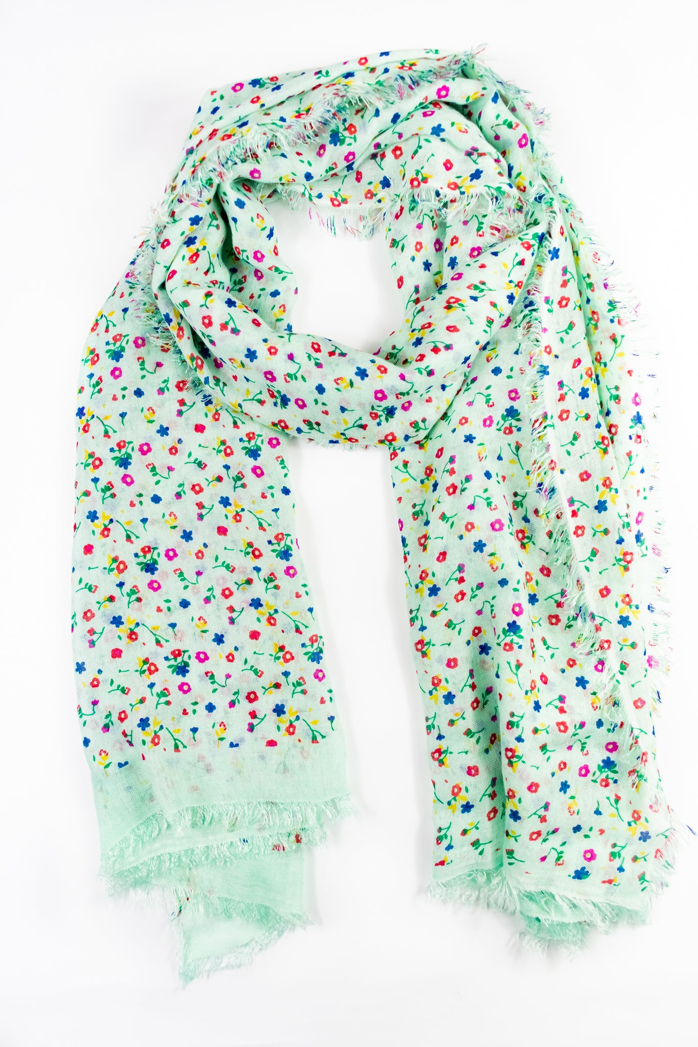 Foulard in bamboo fiorellini