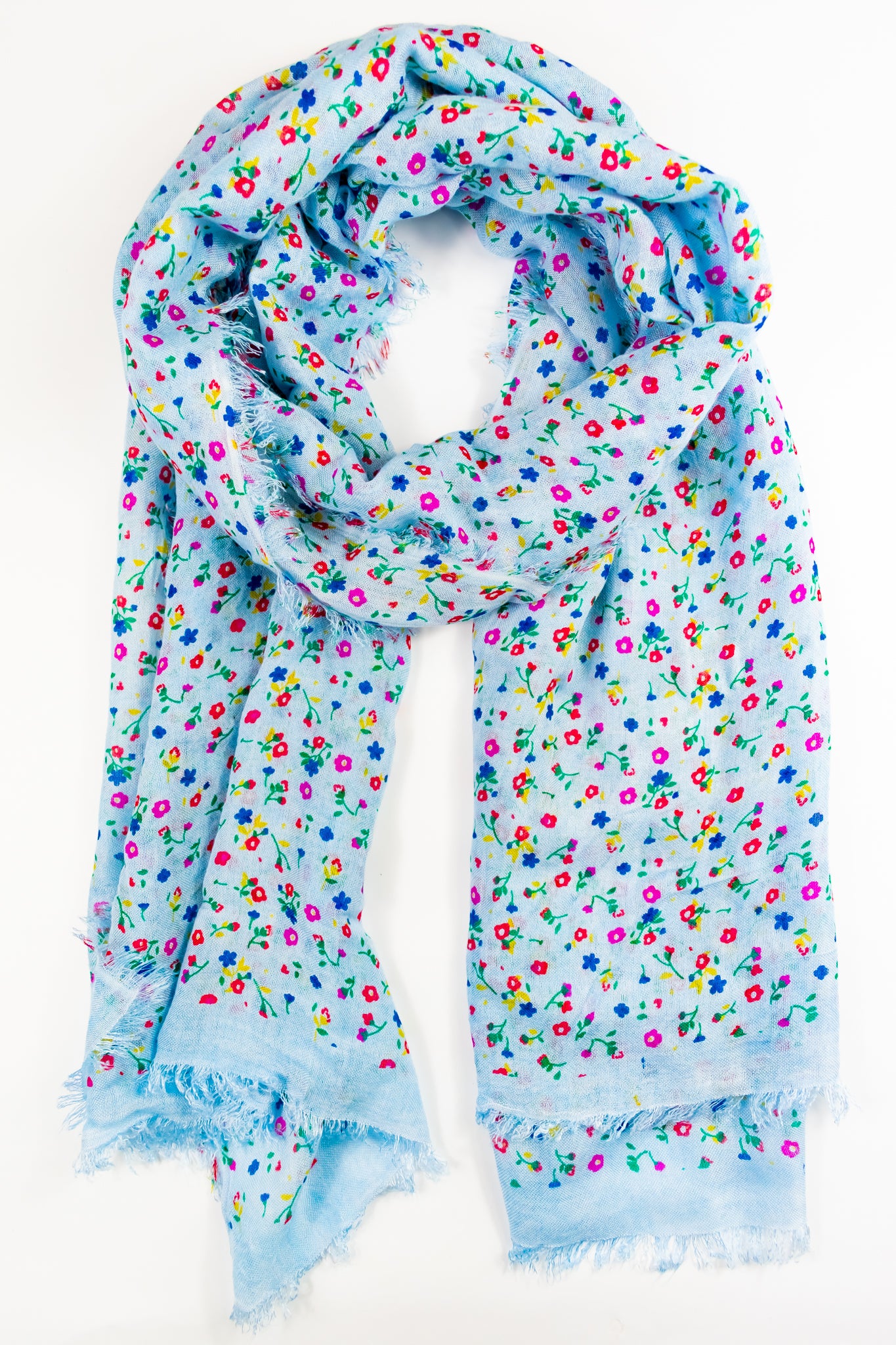 Foulard in bamboo fiorellini