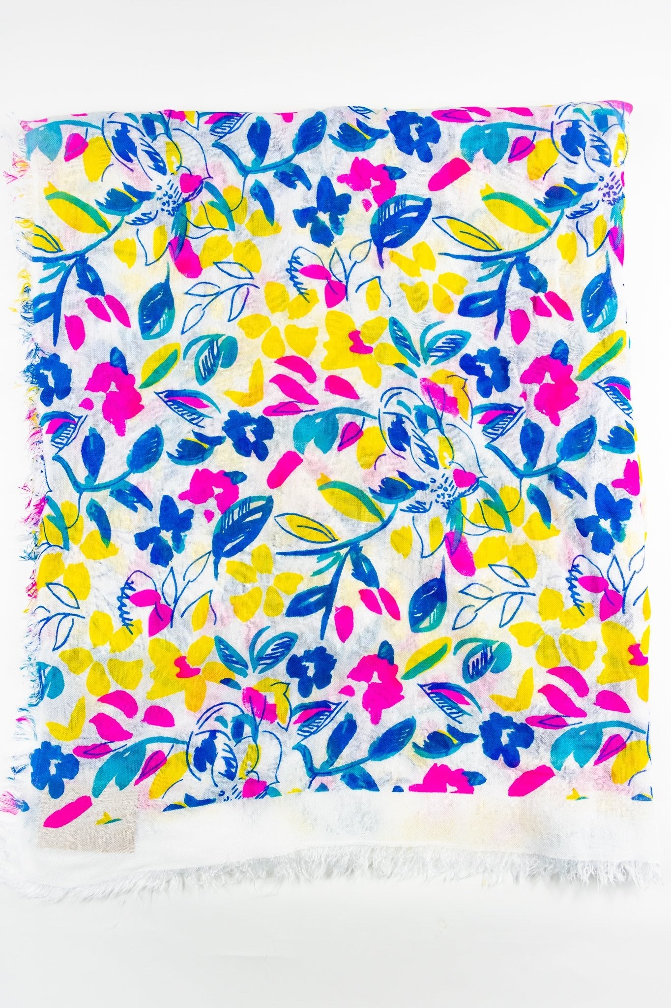 Foulard in bamboo con foglioline