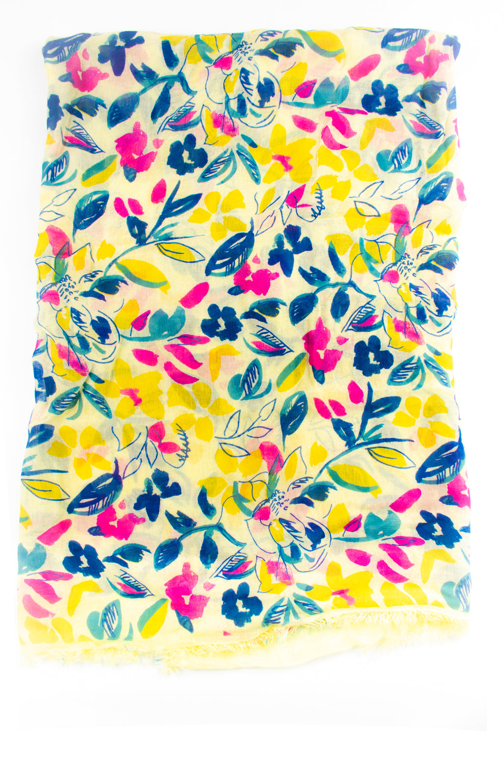 Foulard in bamboo con foglioline