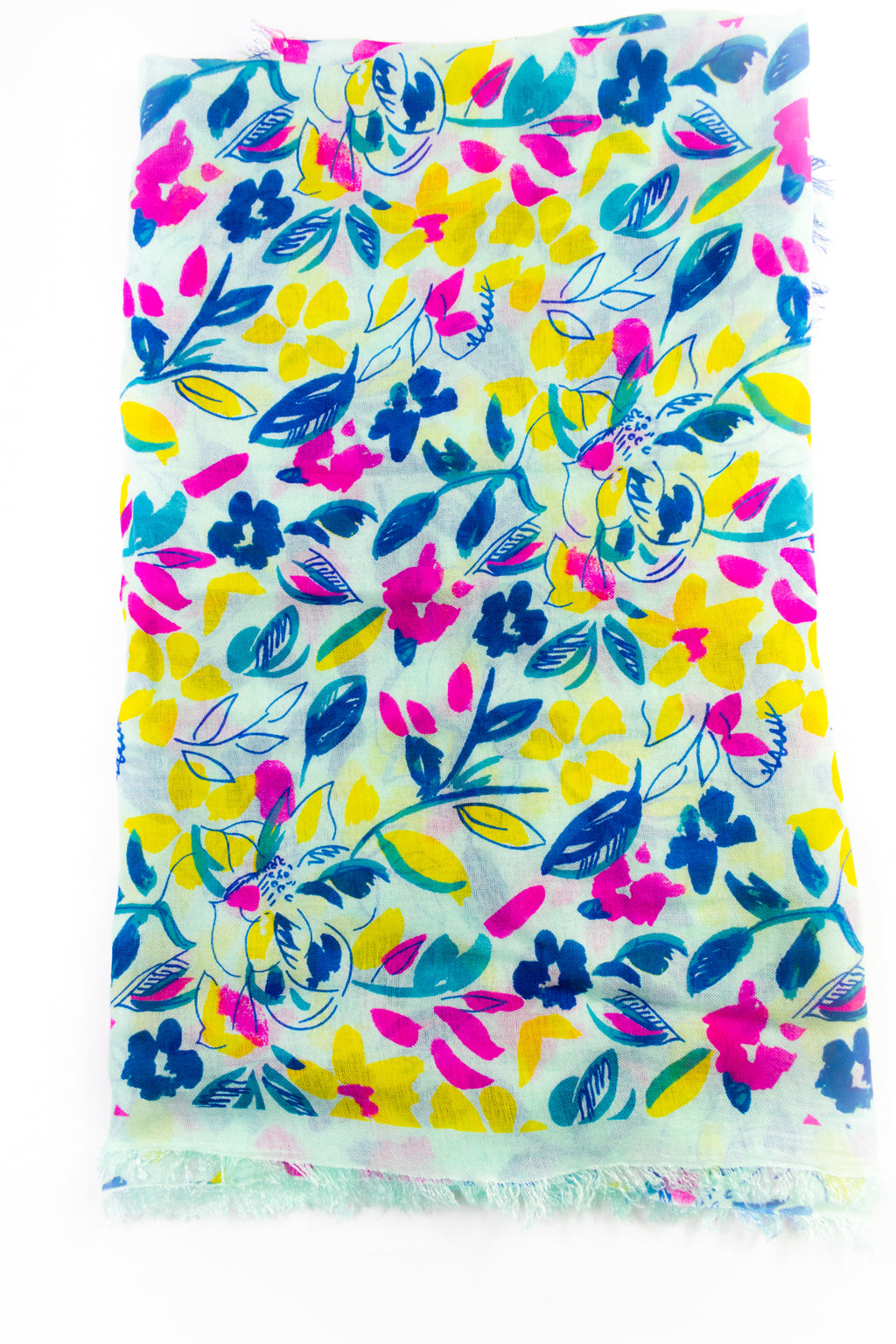 Foulard in bamboo con foglioline