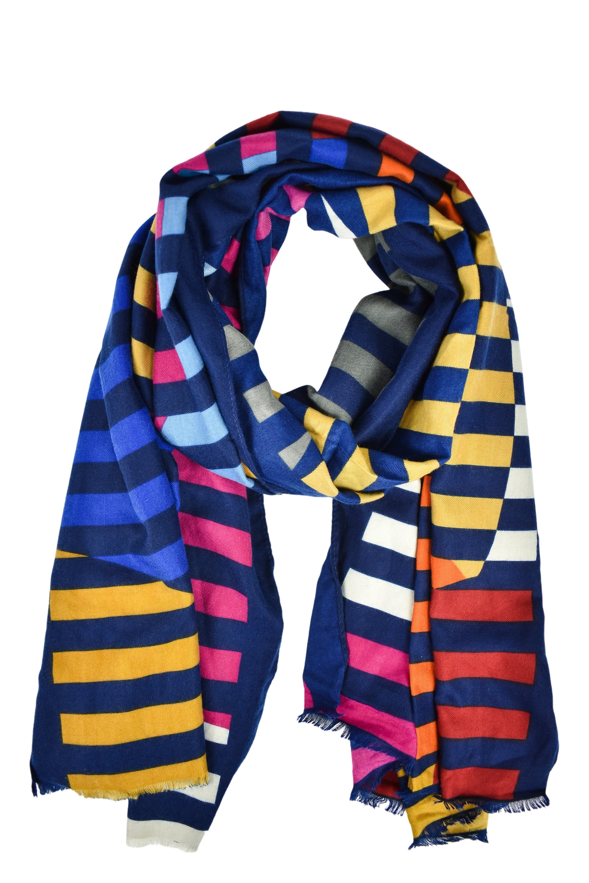 Foulard righe colorato