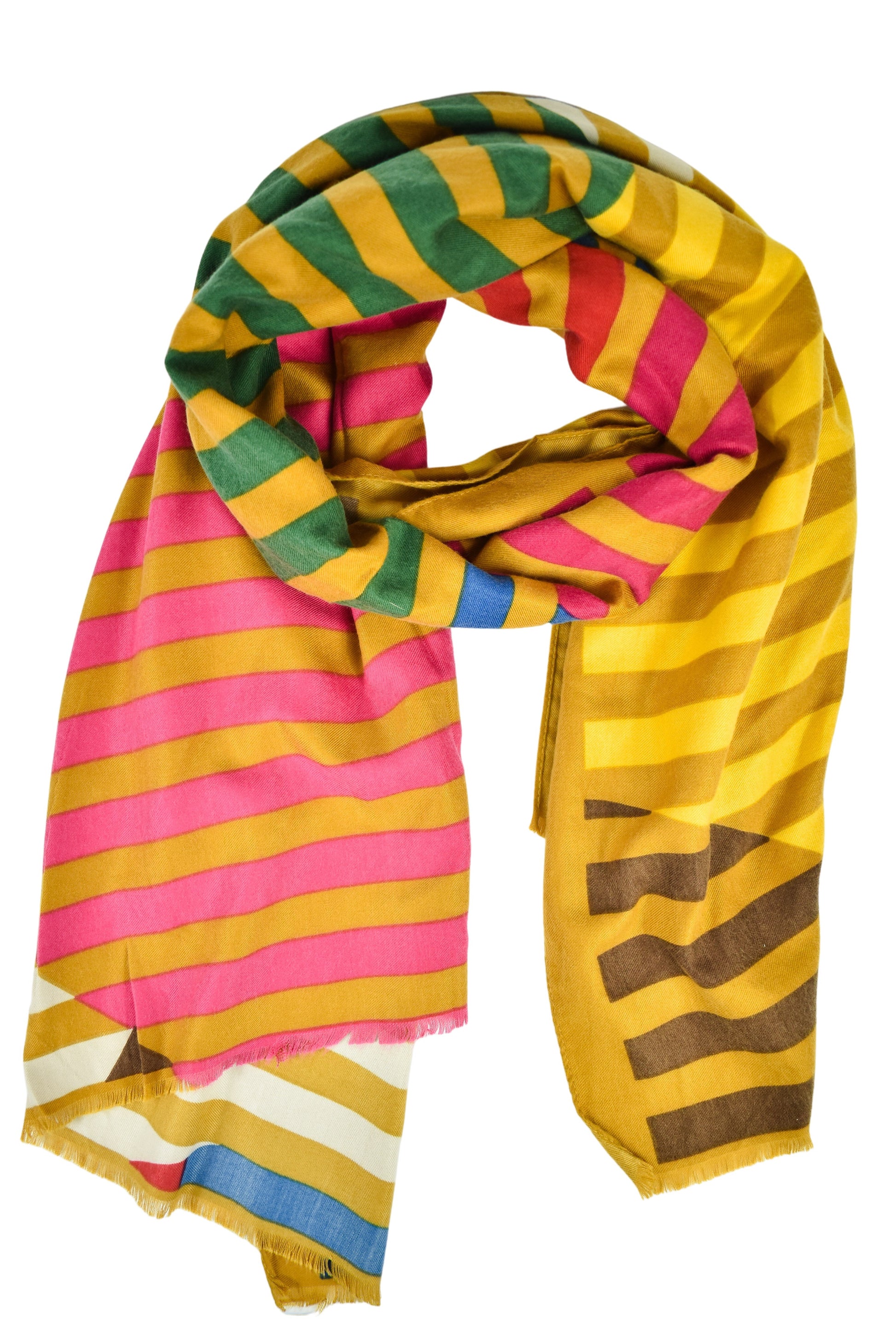 Foulard righe colorato
