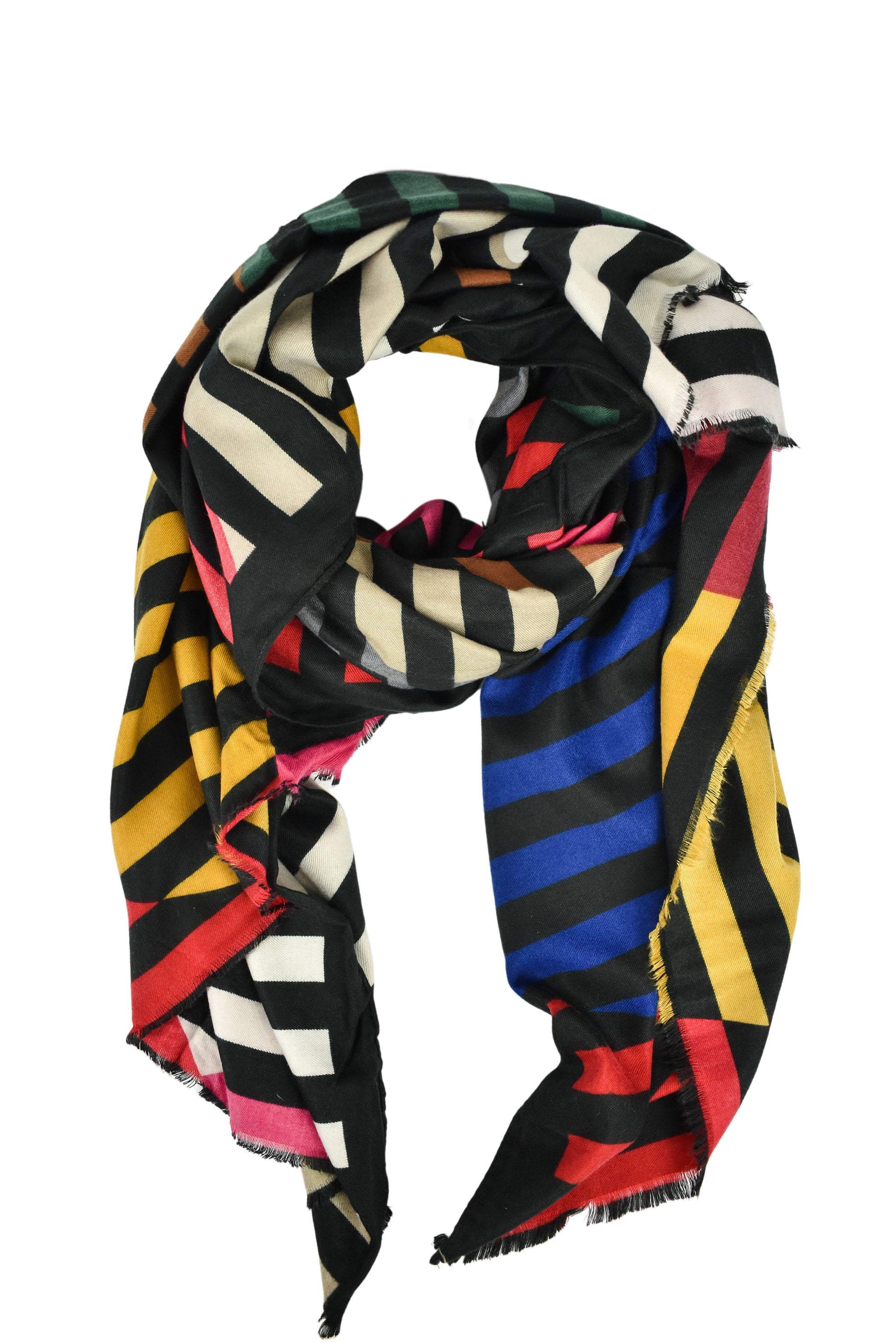 Foulard righe colorato