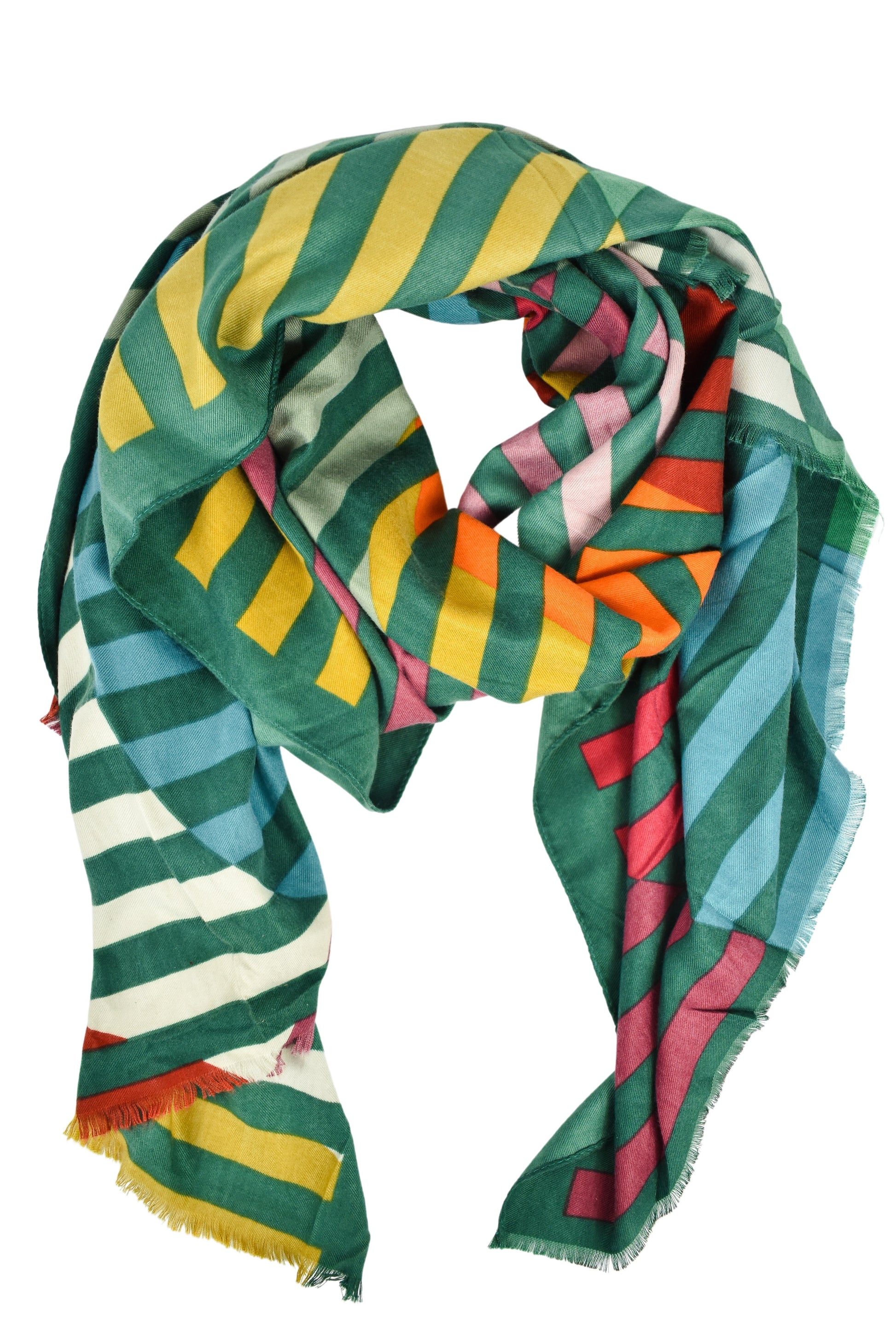 Foulard righe colorato