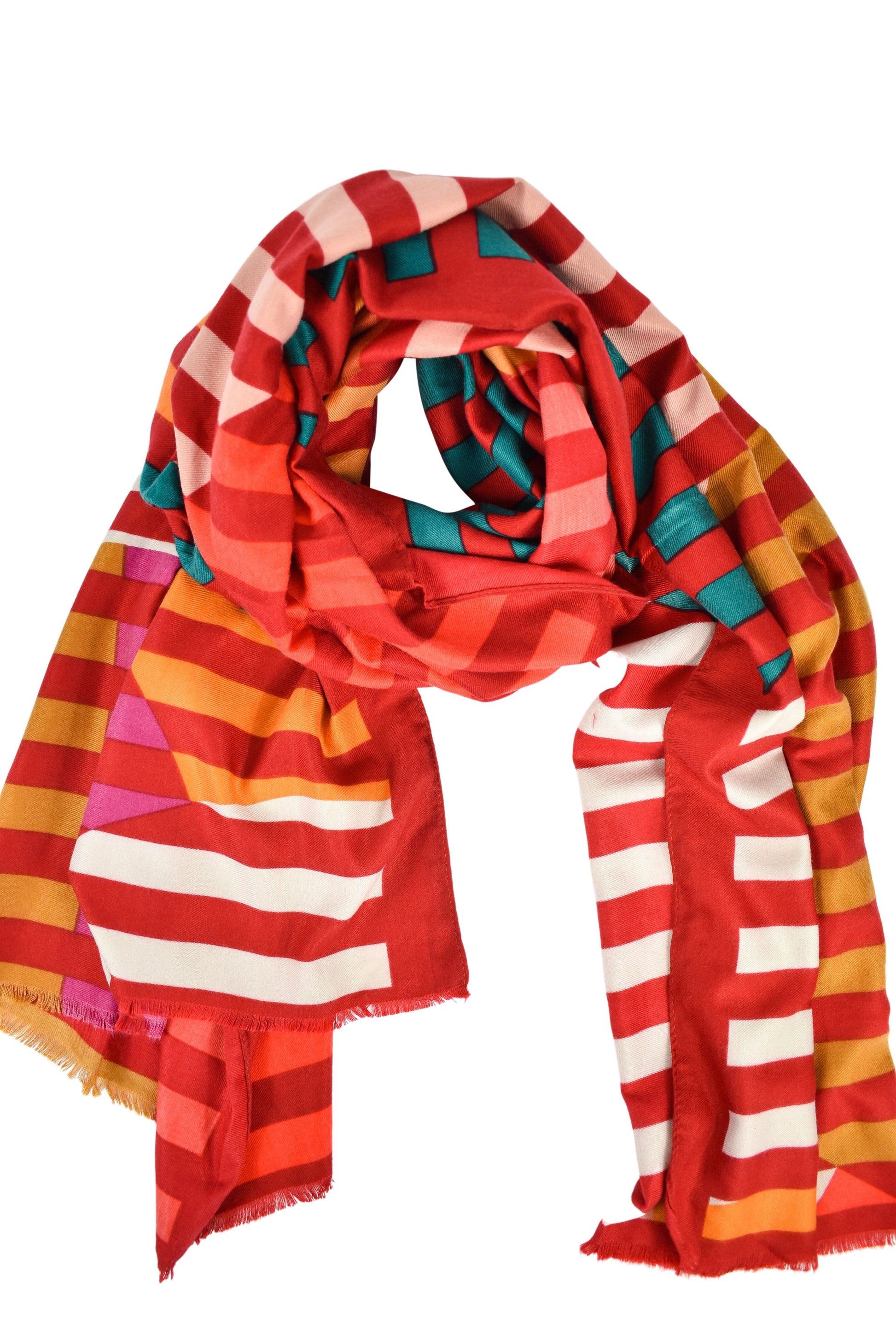 Foulard righe colorato