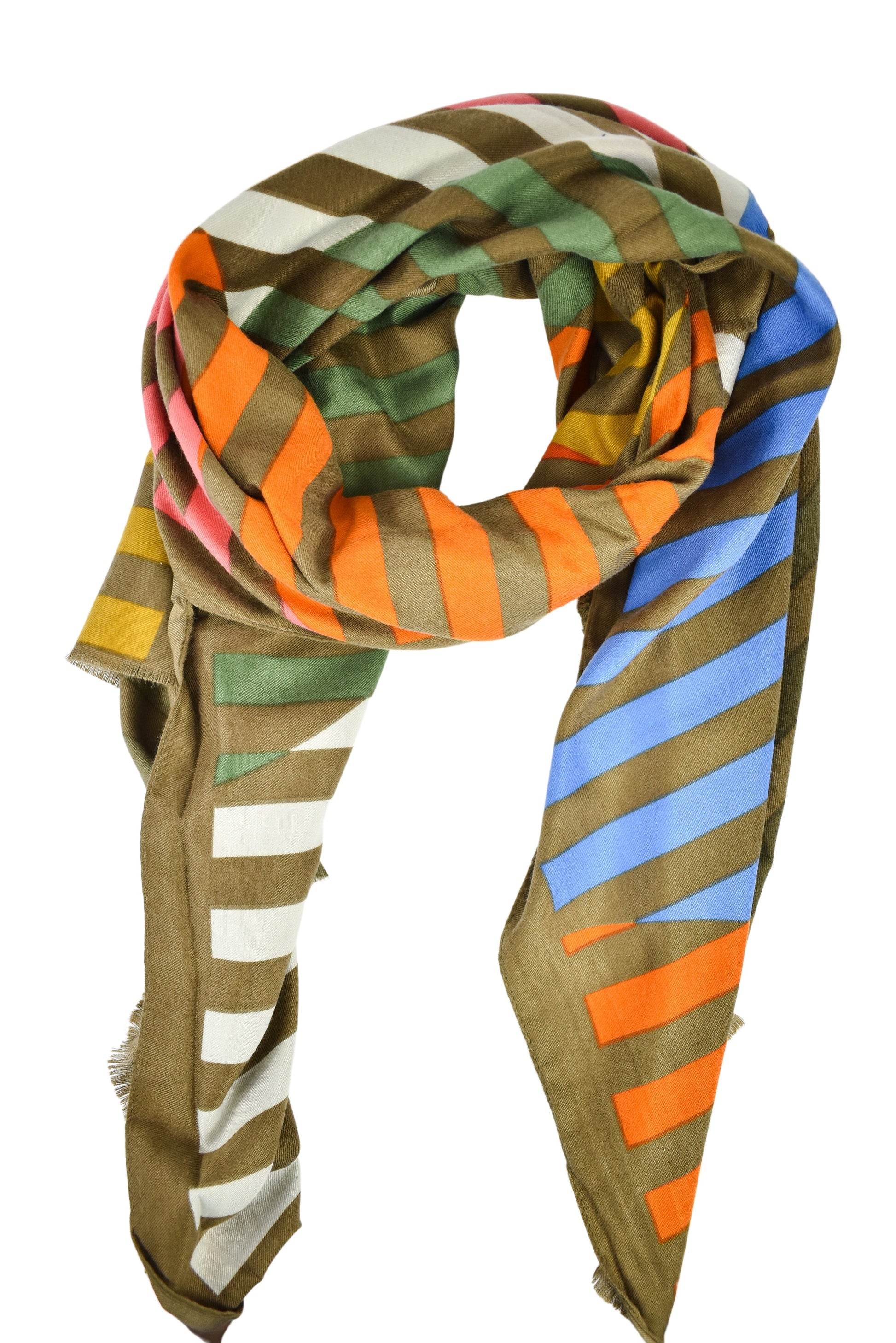 Foulard righe colorato