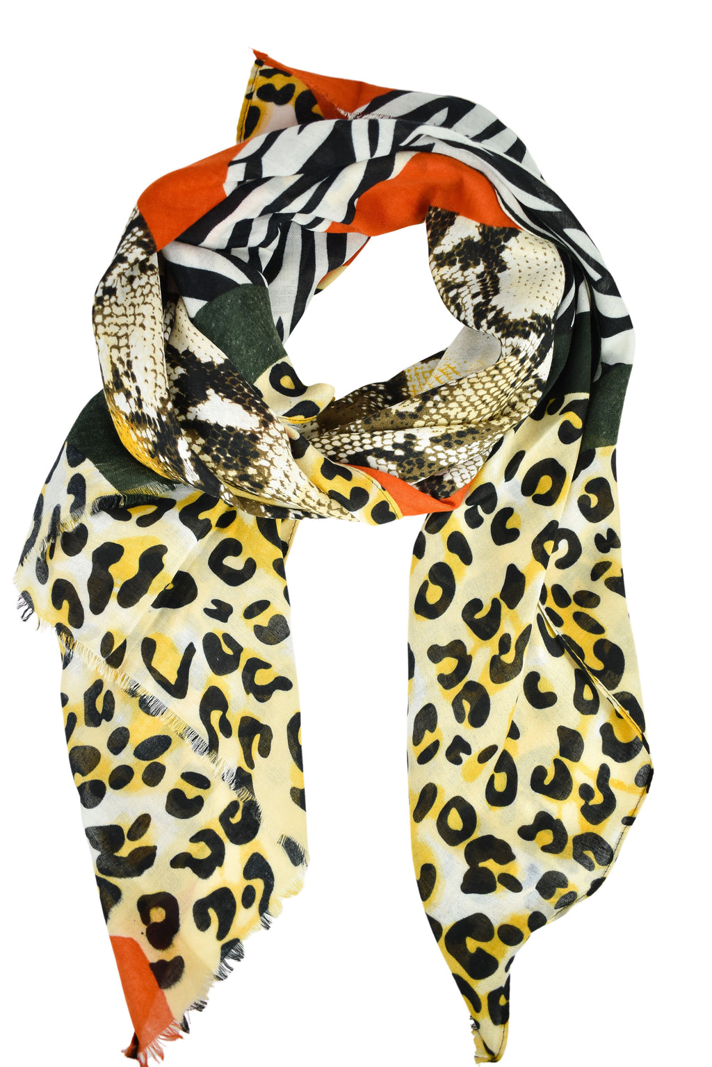 Foulard animalier colorato