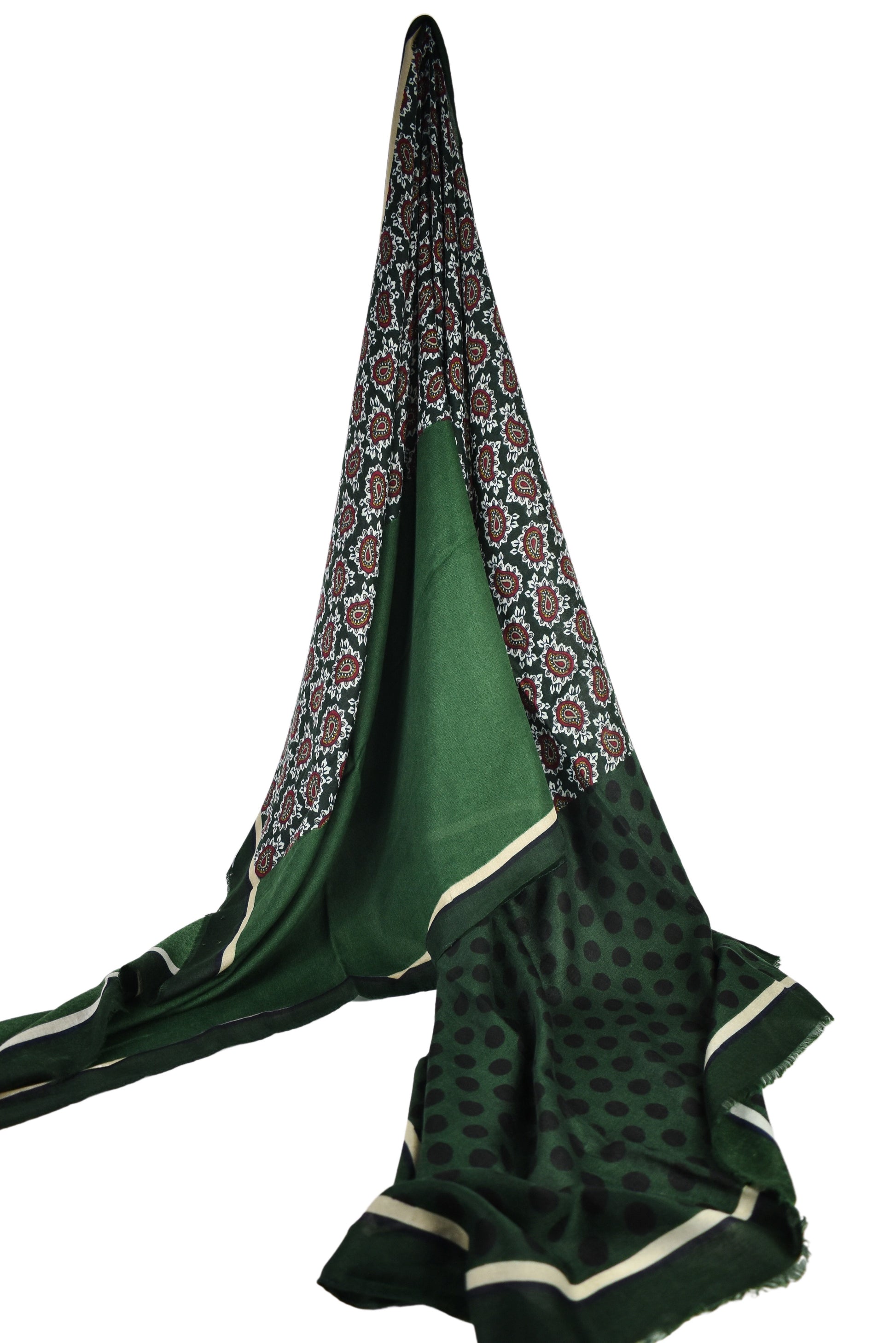 Foulard pois e paisley