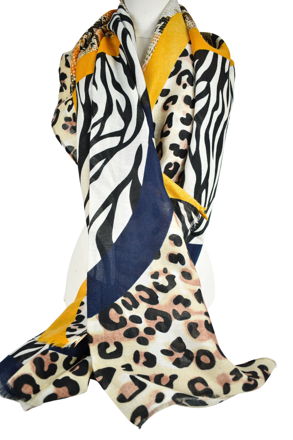 Foulard animalier colorato