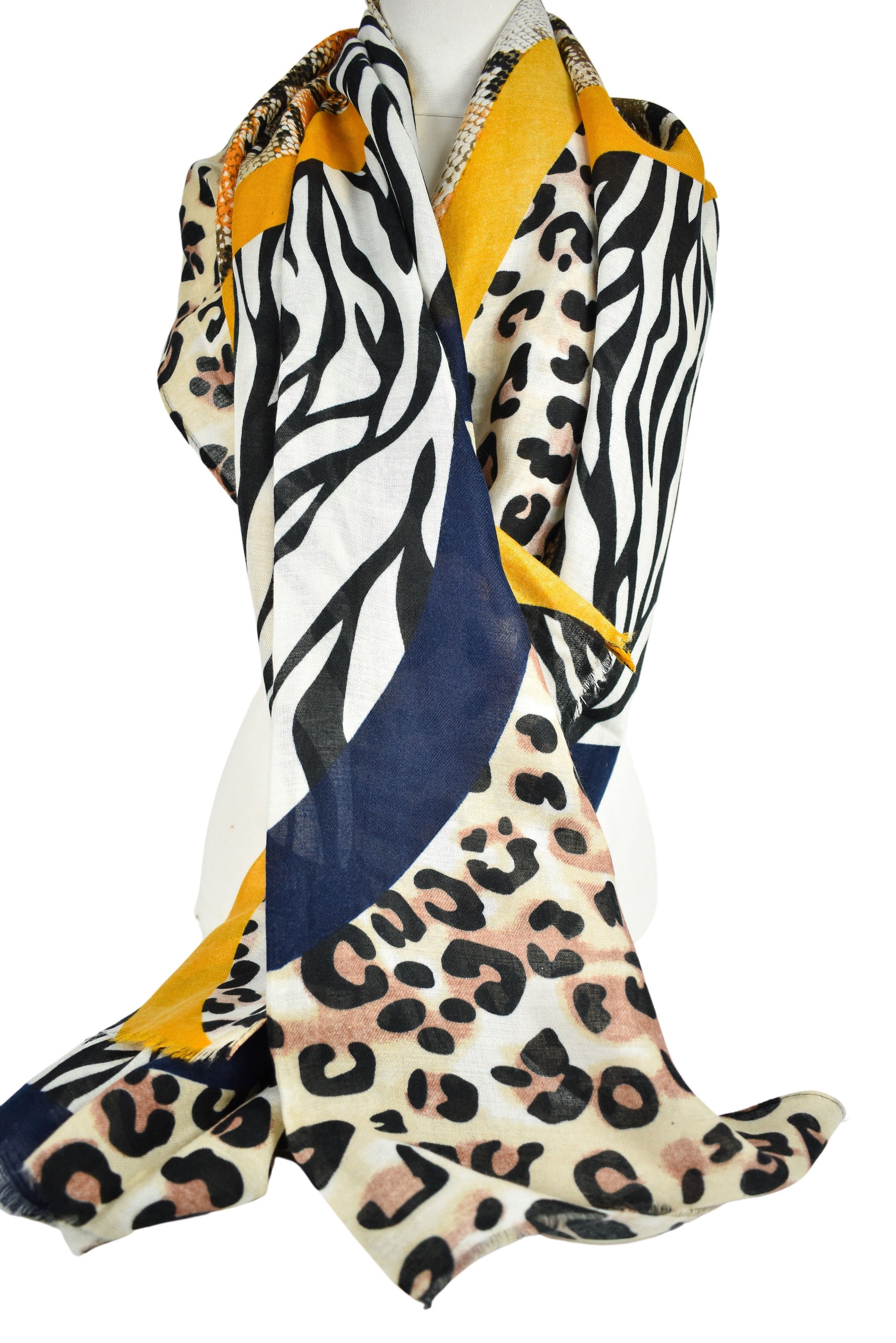 Foulard animalier colorato