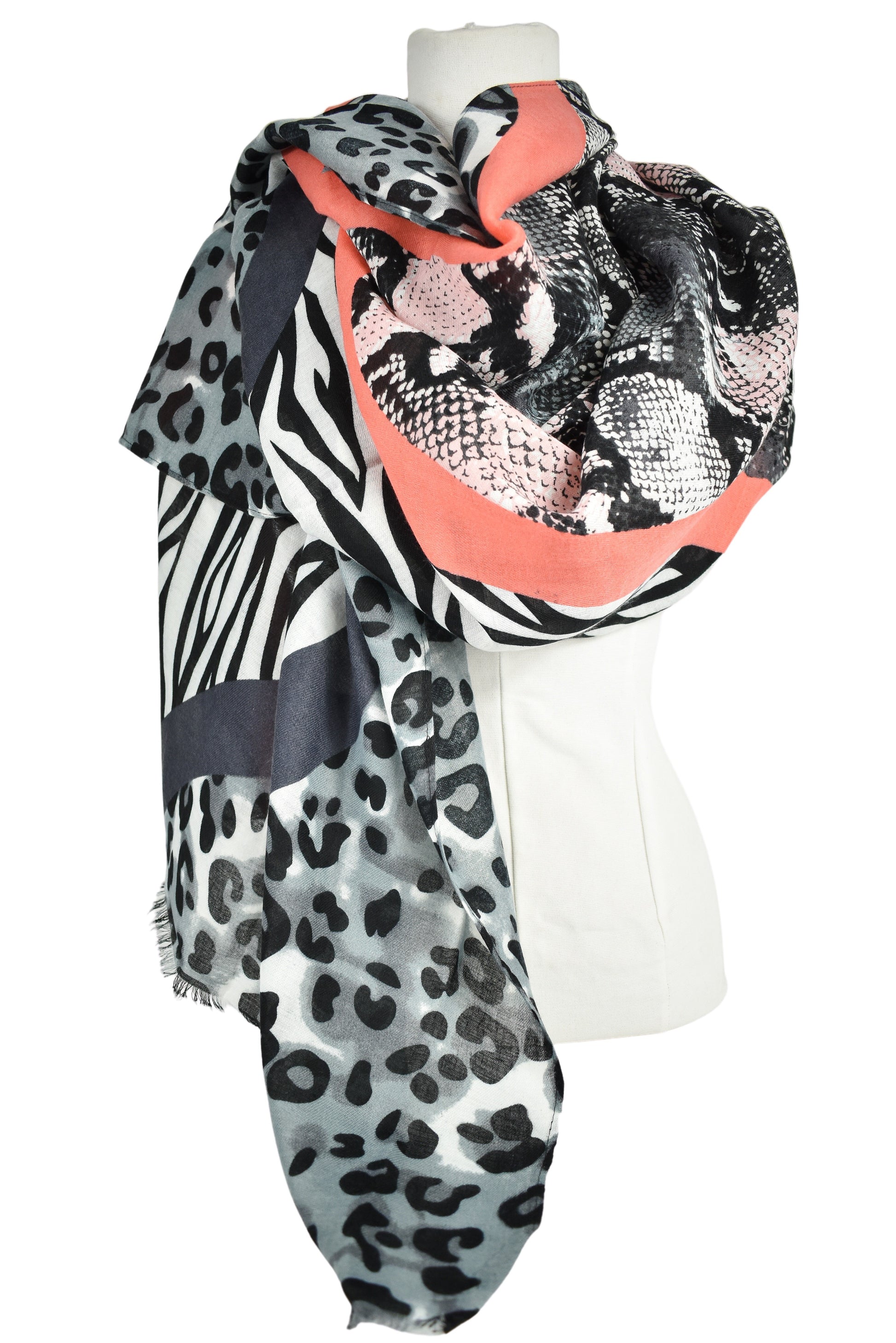 Foulard animalier colorato