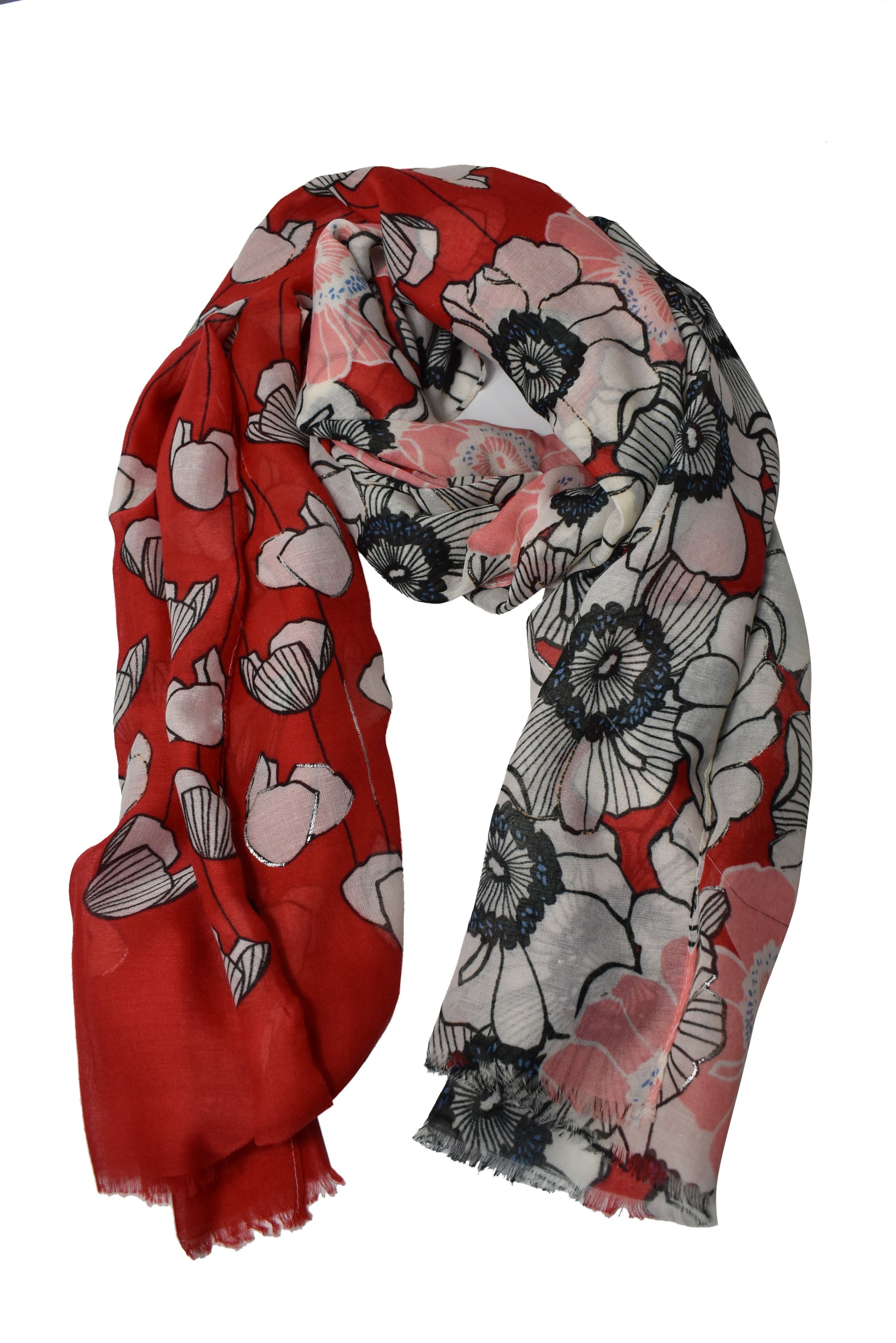 Foulard papaveri